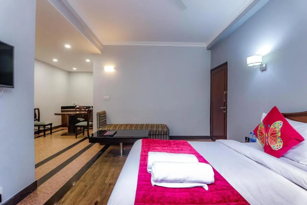 Bed in Green N Breeze Resorts Mussoorie Bed in Green N Breeze Resorts Mussoorie