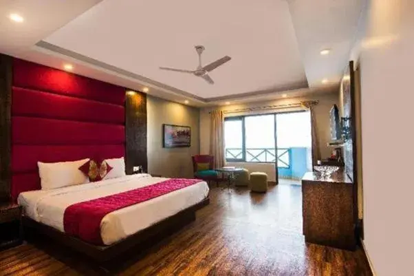 Bed in Green N Breeze Resorts Mussoorie Bed in Green N Breeze Resorts Mussoorie