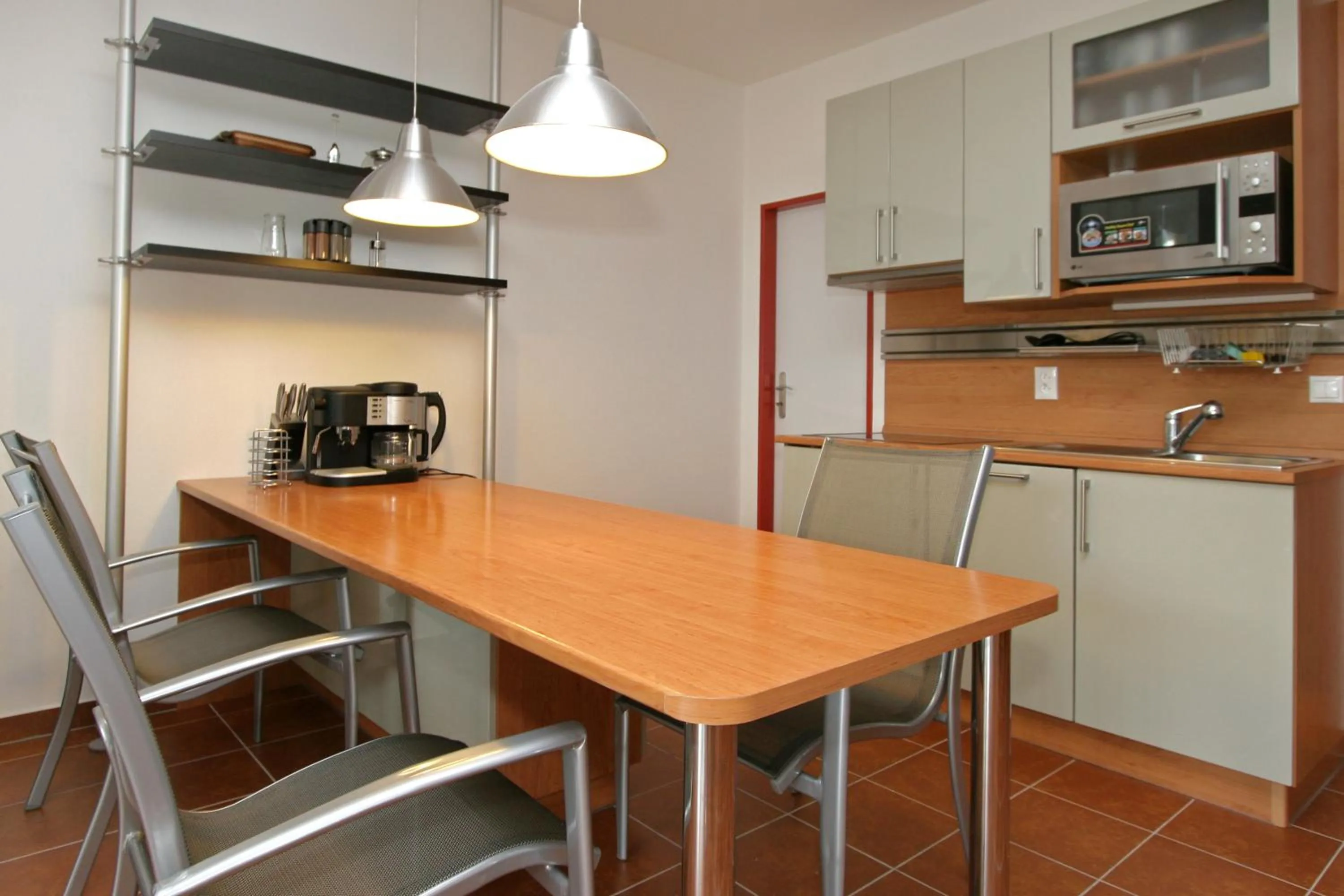 Kitchen or kitchenette in Apartmány DOKY Holiday