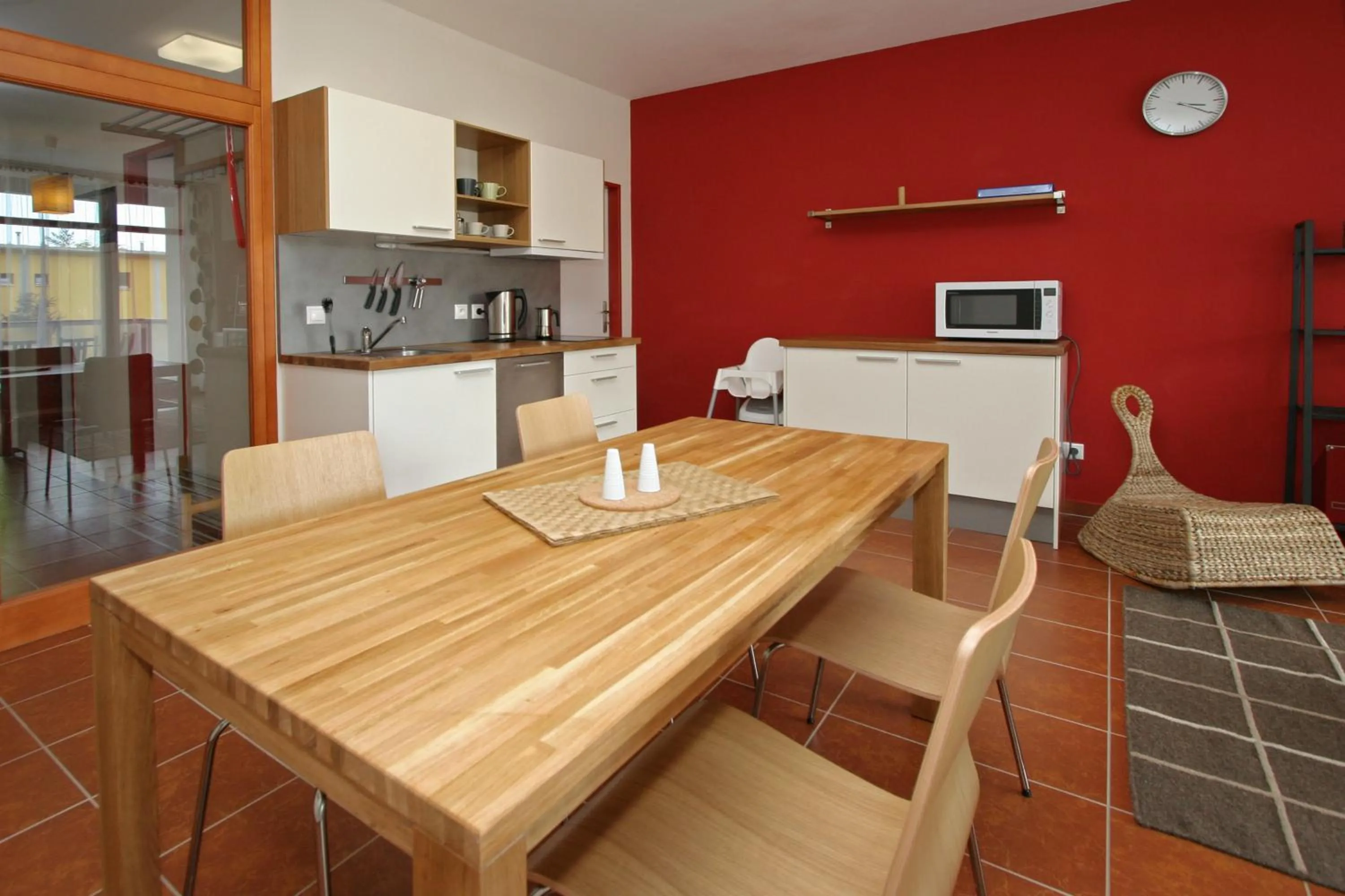 Kitchen or kitchenette in Apartmány DOKY Holiday