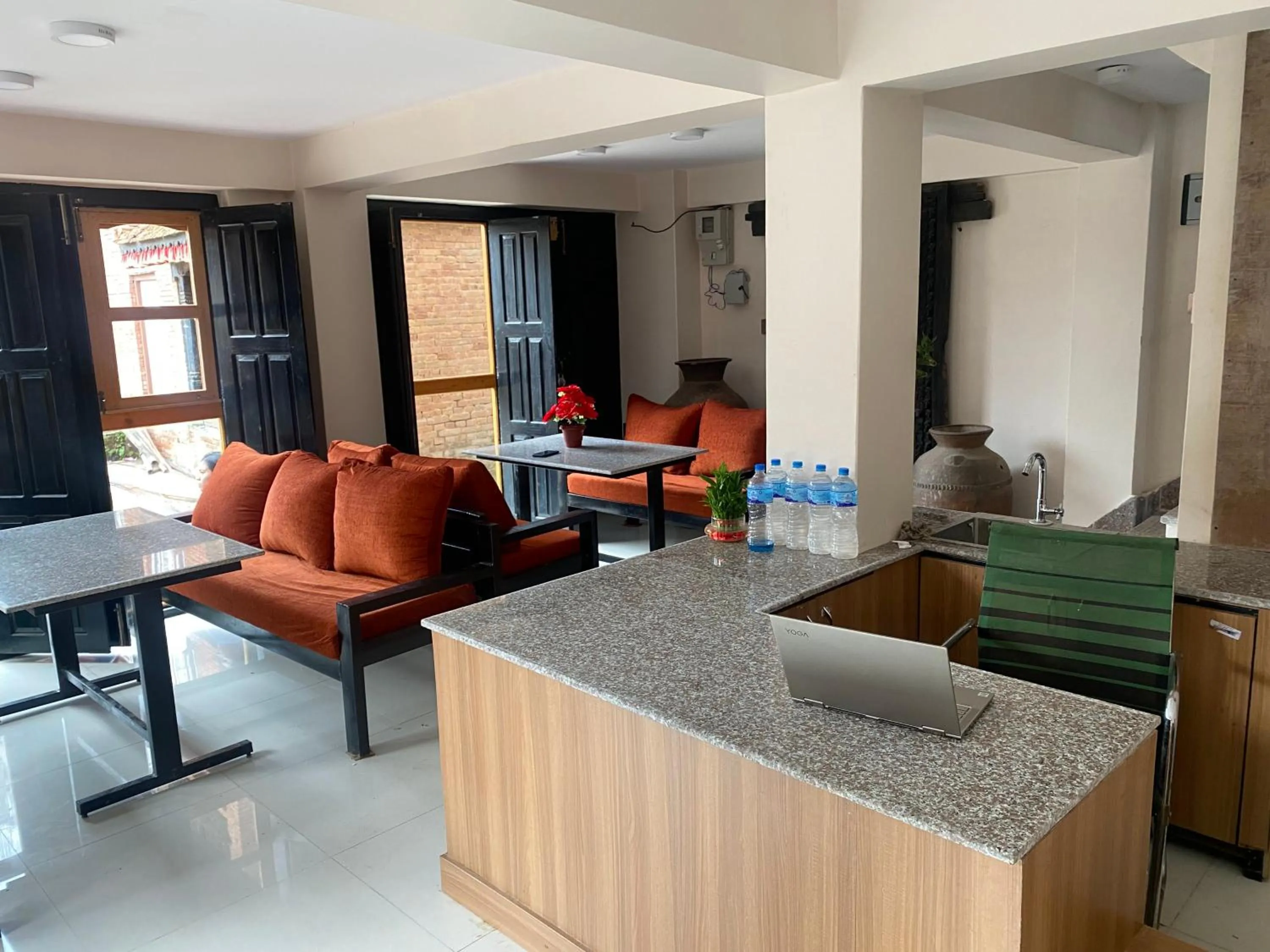 Seating area in Hotel Durbar Side