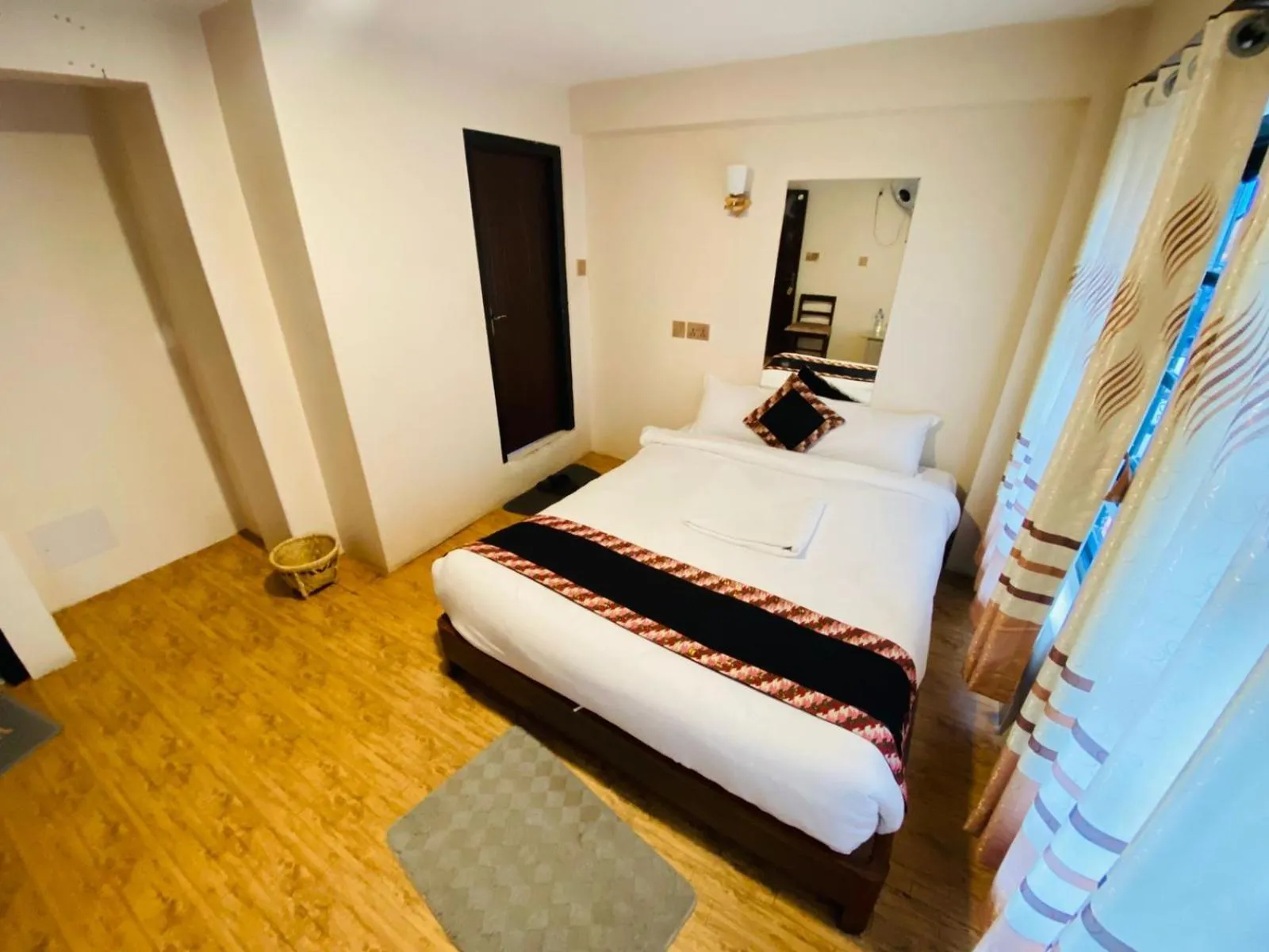 Bed in Hotel Durbar Side