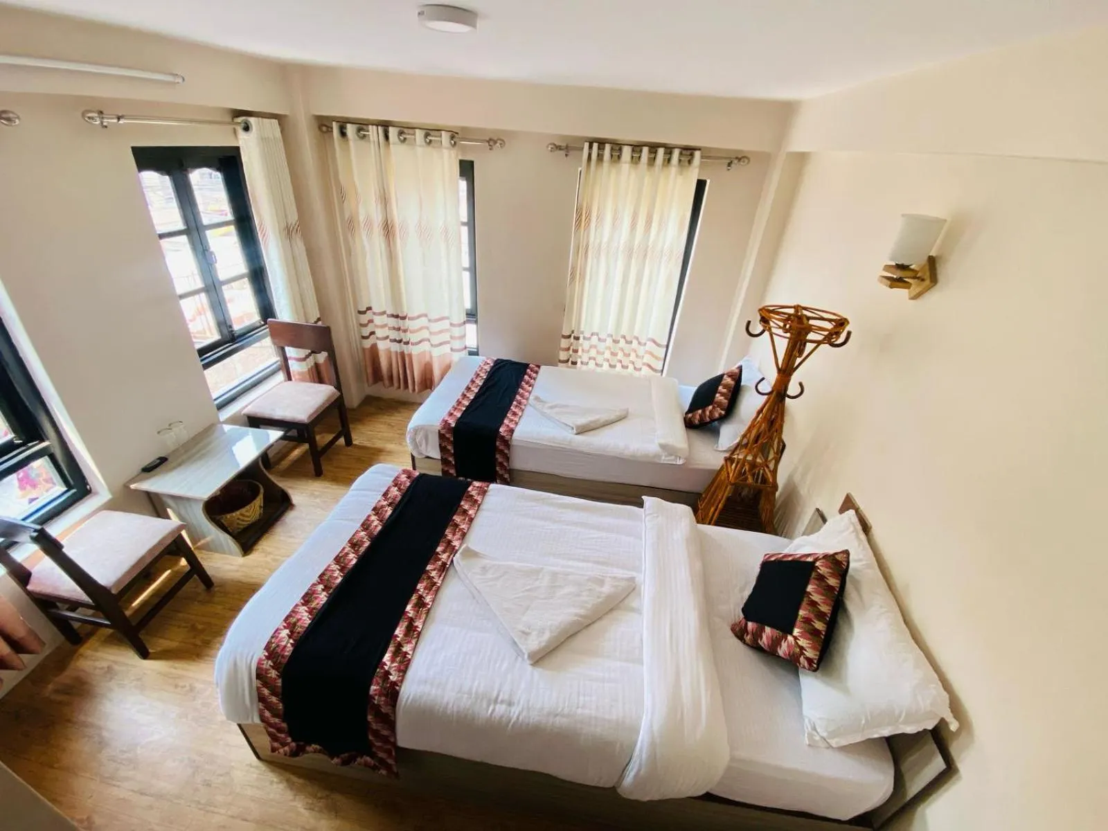 Bed in Hotel Durbar Side