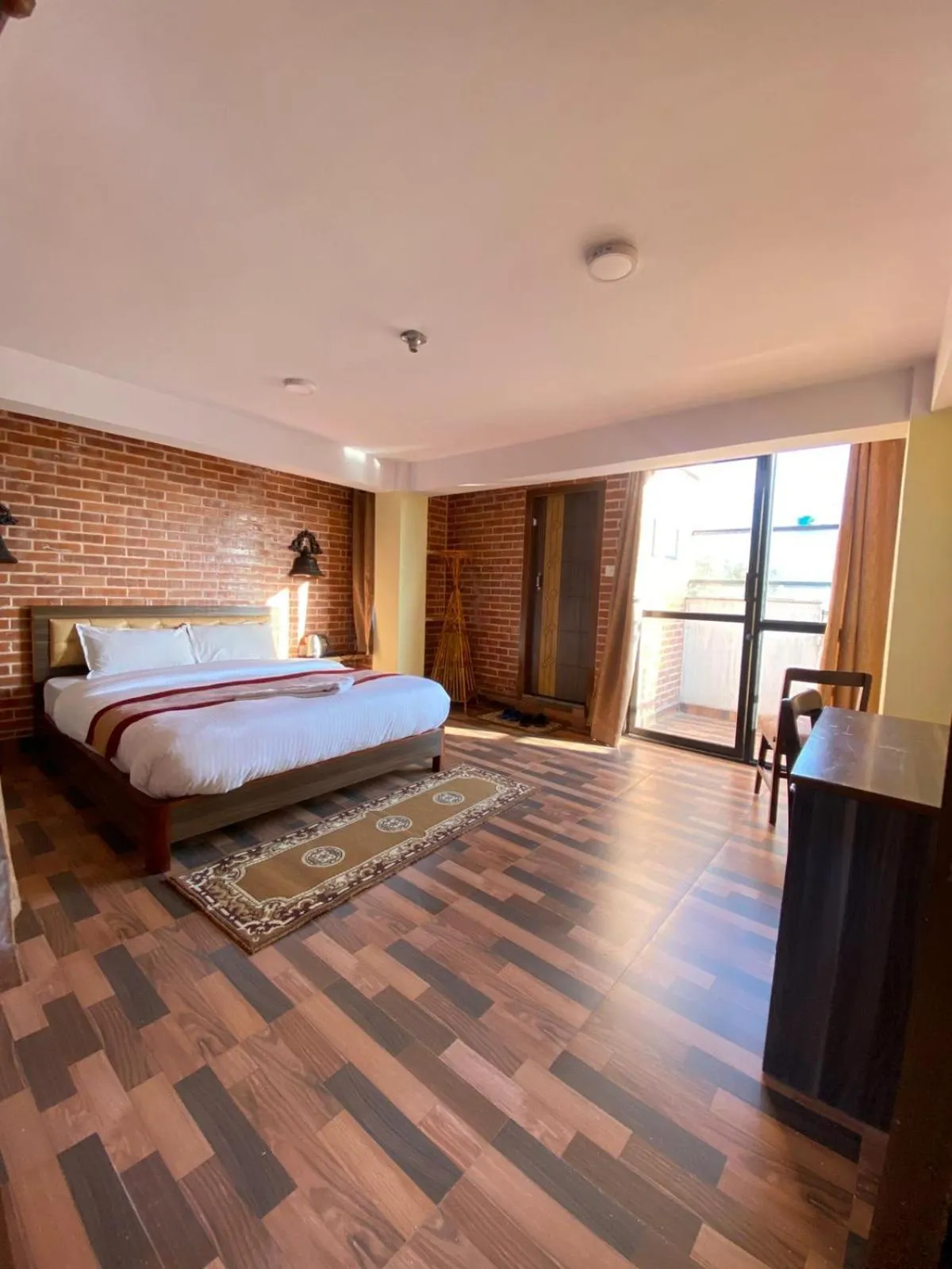 Bed in Hotel Durbar Side