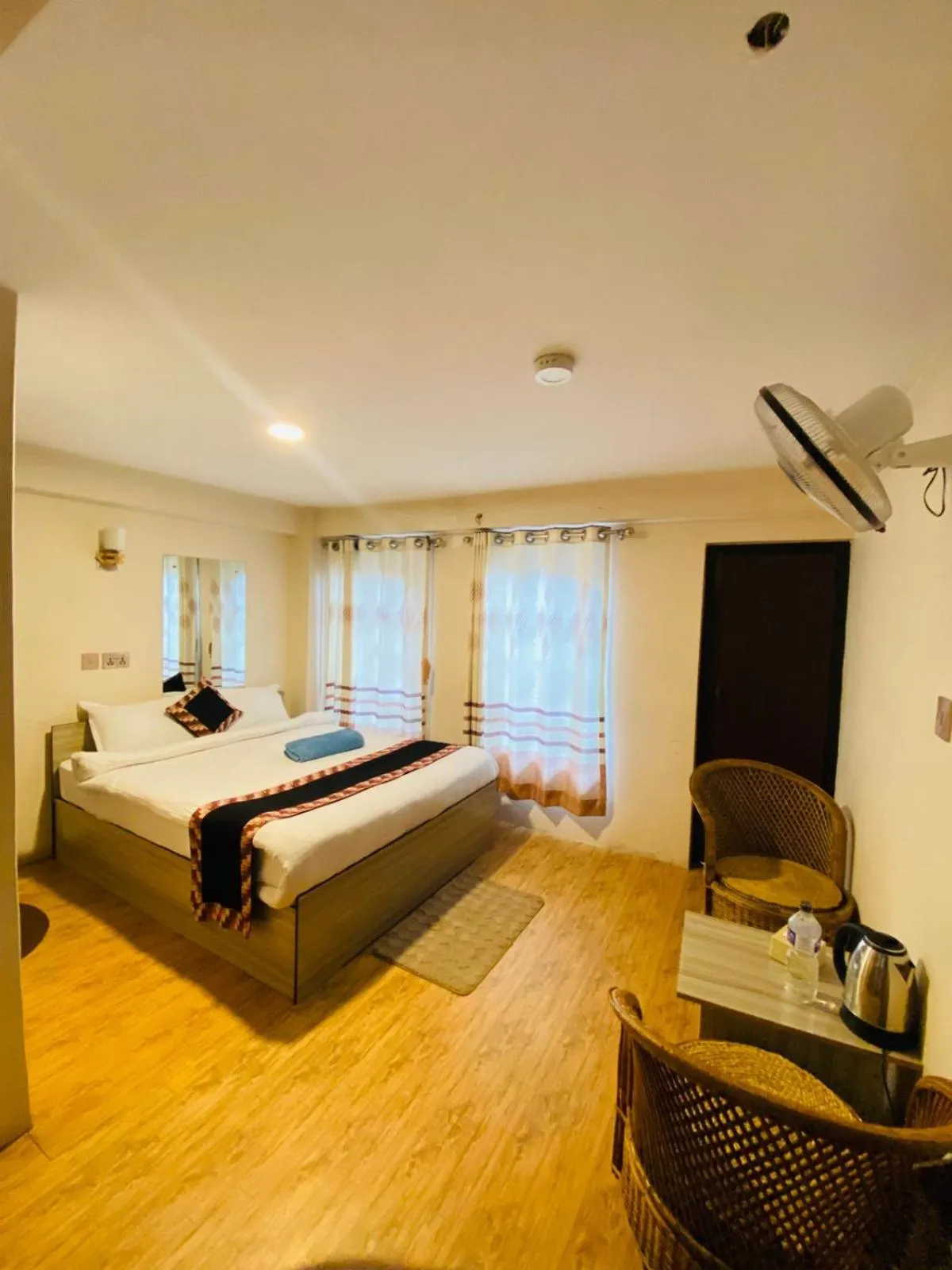 Bed in Hotel Durbar Side