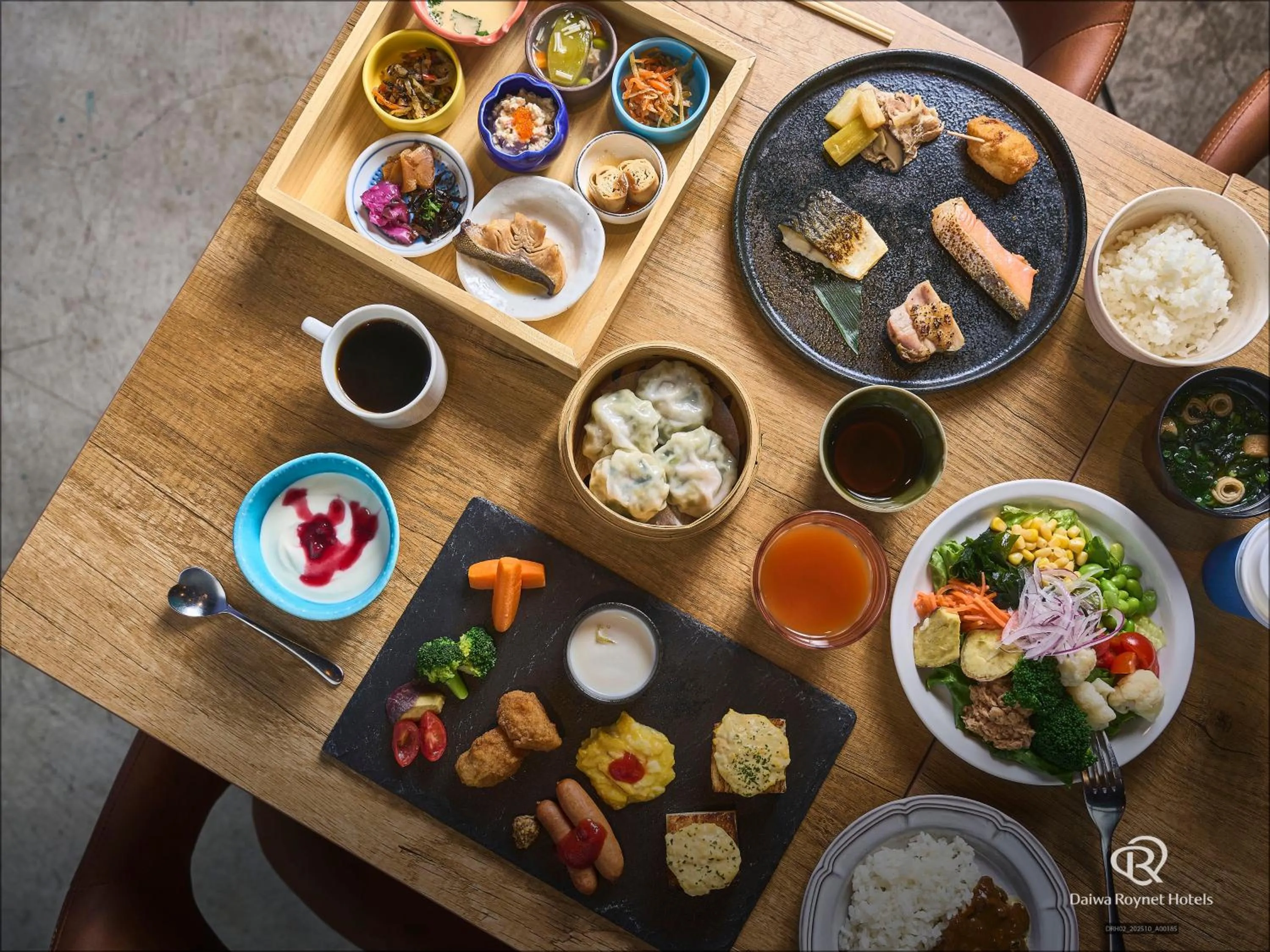 Buffet breakfast in Daiwa Roynet Utsunomiya