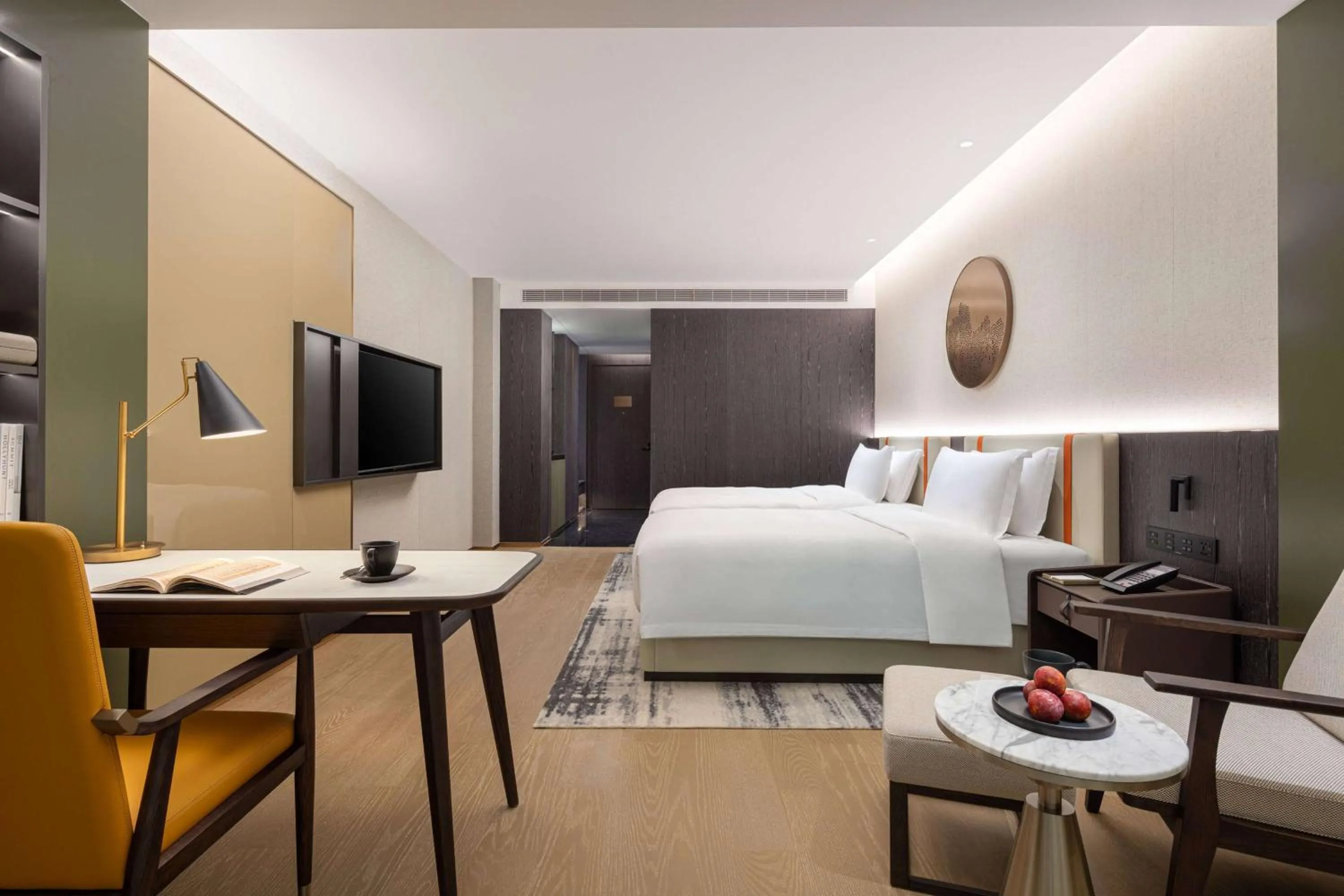 Photo of the whole room, Bed in Wyndham Taizhou West