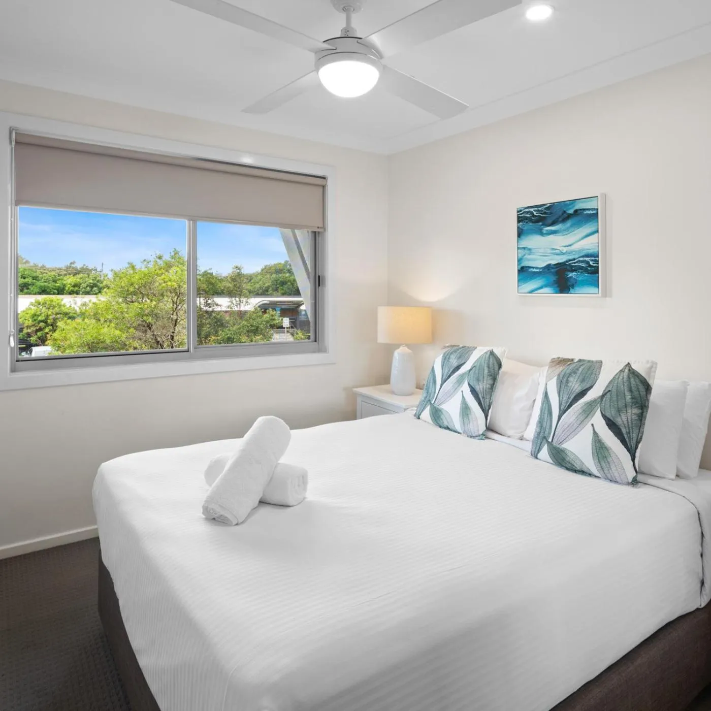 Bedroom, Bed in The Observatory Self Contained Apartments