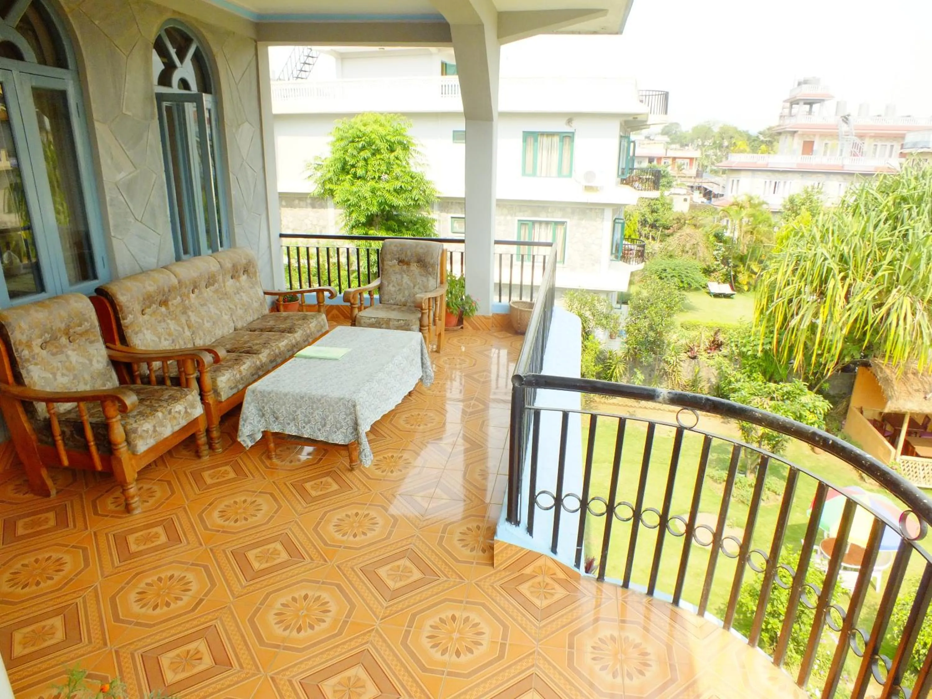 Seating area in Hotel Greenland