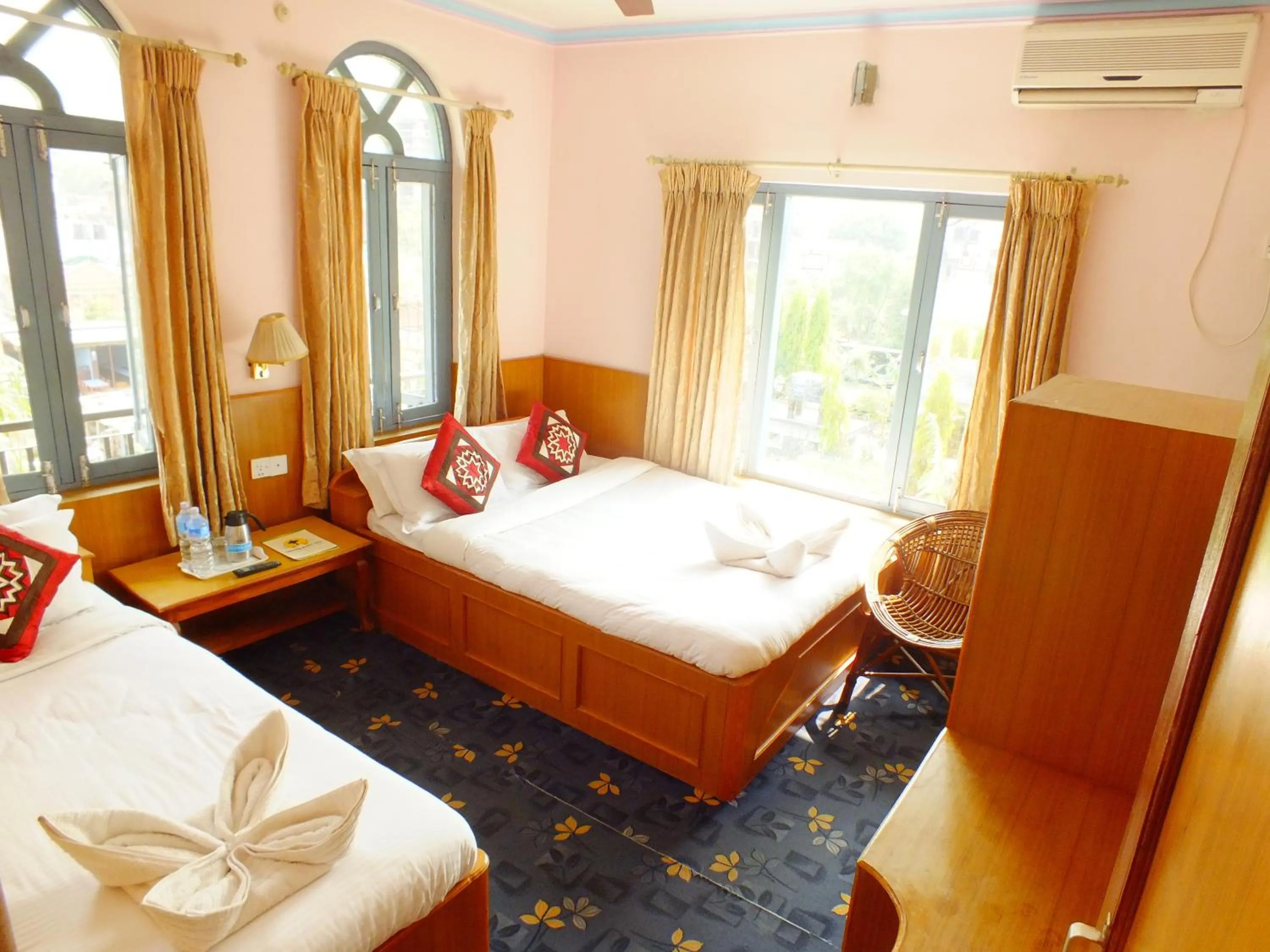 Bed in Hotel Greenland