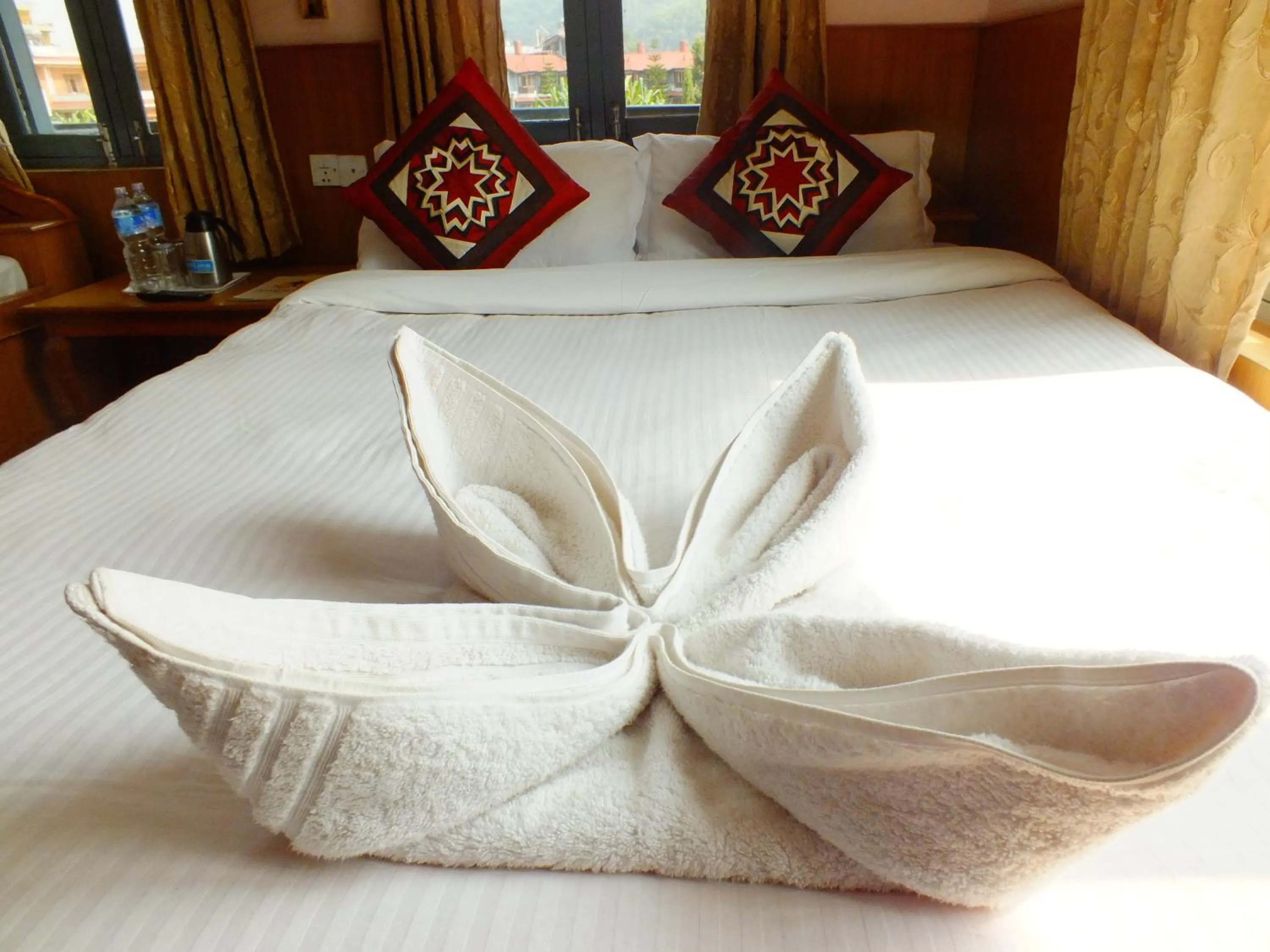 Bed in Hotel Greenland