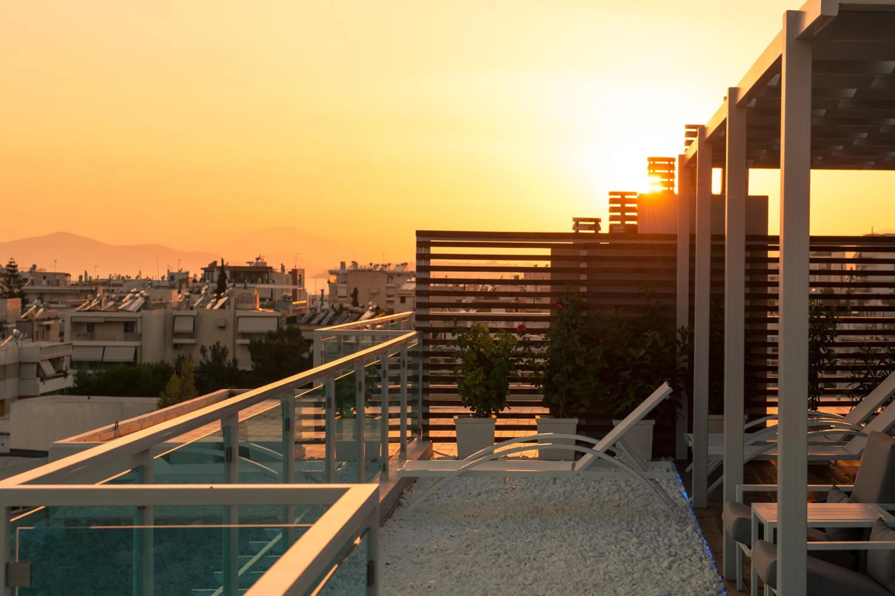 City view in Scale Suites