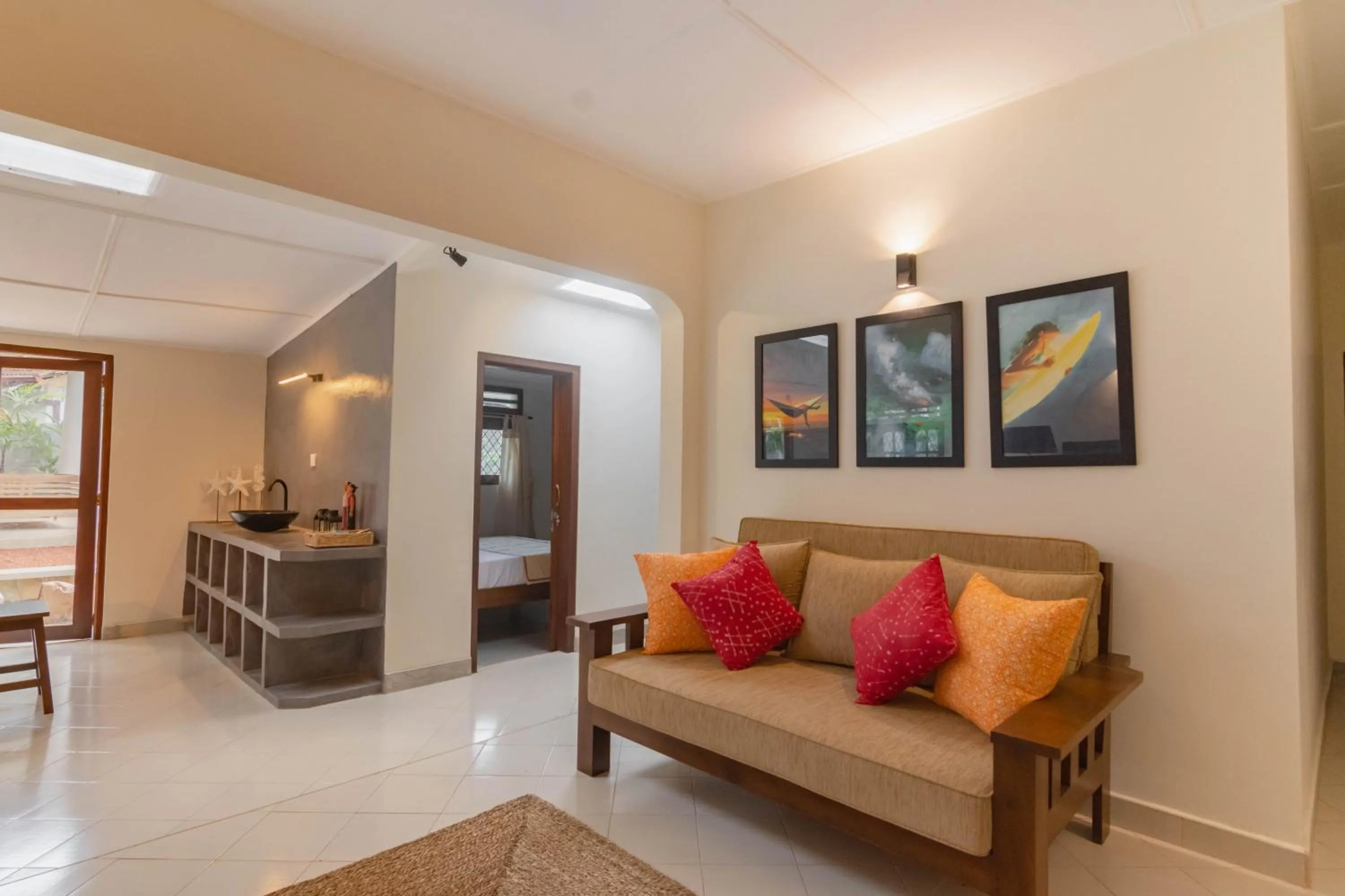 Communal lounge/ TV room in Sattva Ahangama