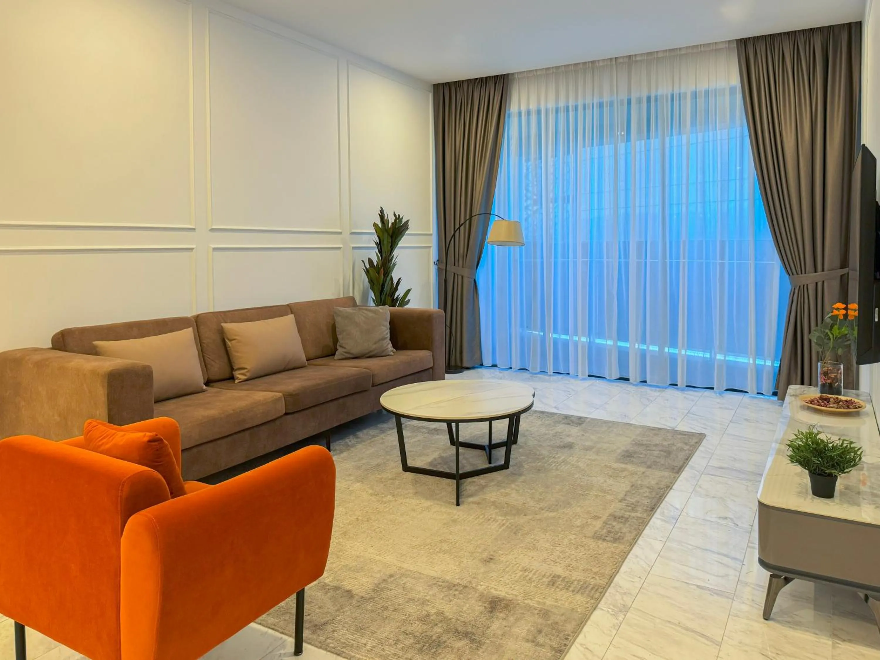 Living room in Eaton Residences by Sutera at KLCC