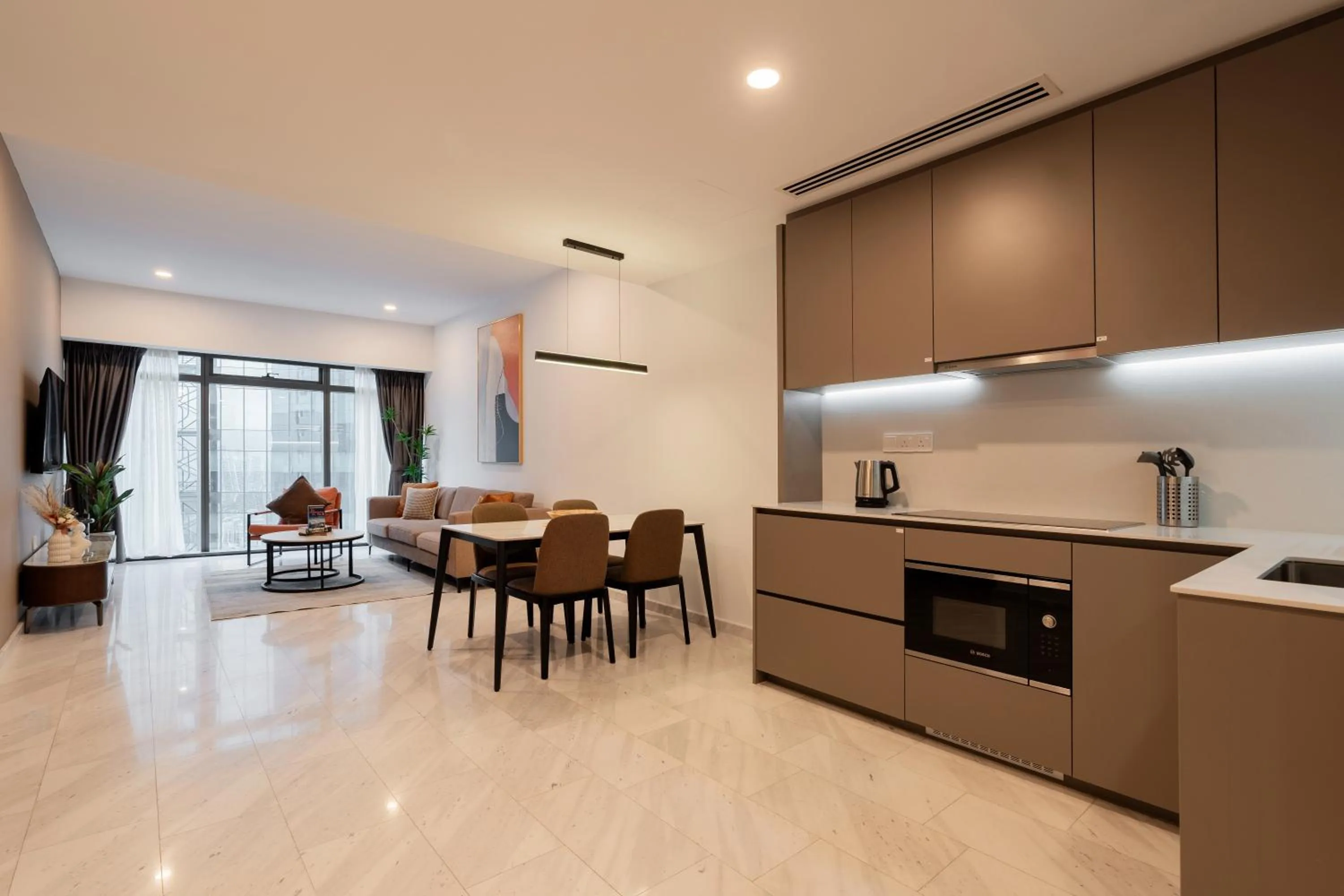 Kitchen or kitchenette in Eaton Residences by Sutera at KLCC