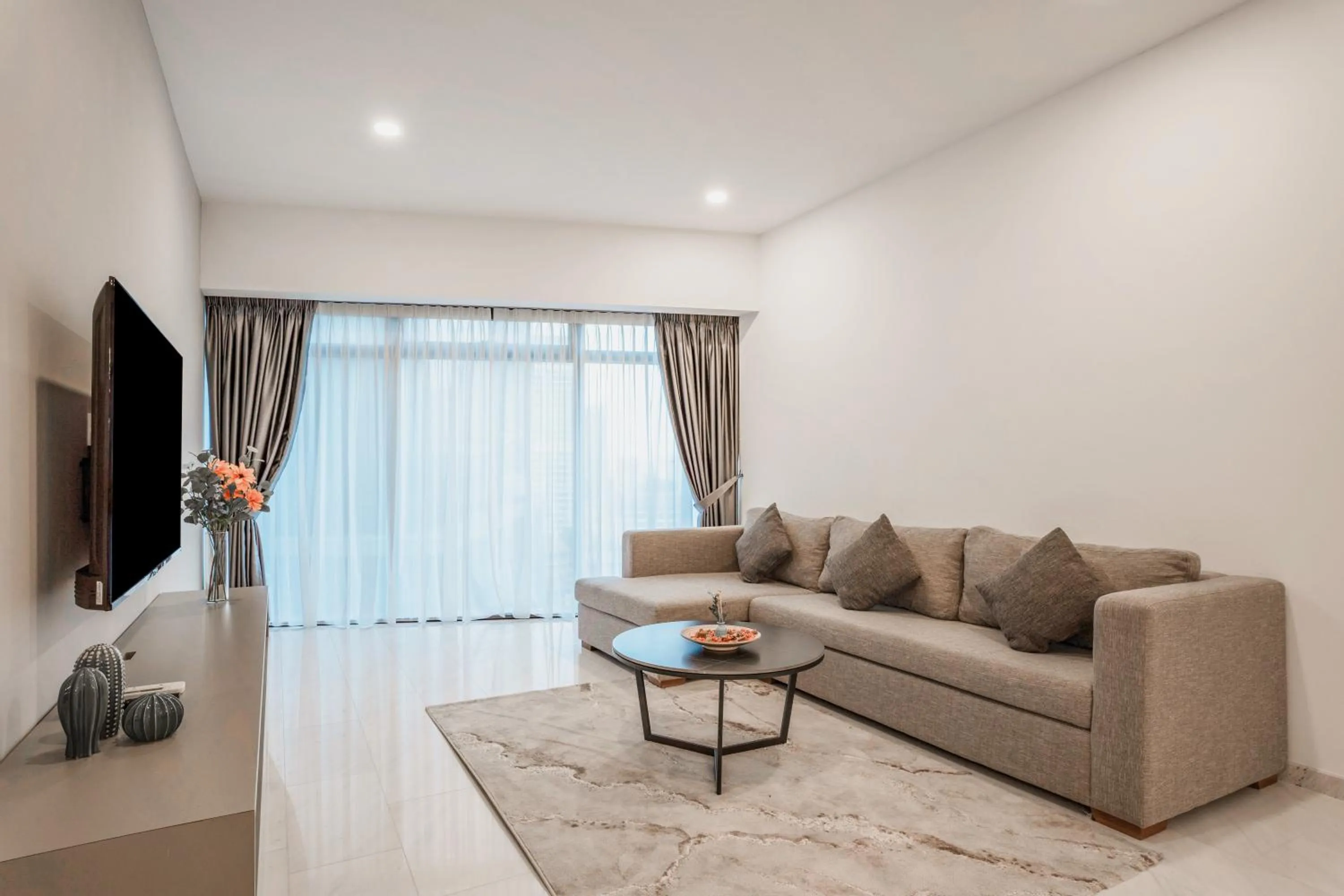 Communal lounge/ TV room in Eaton Residences by Sutera at KLCC