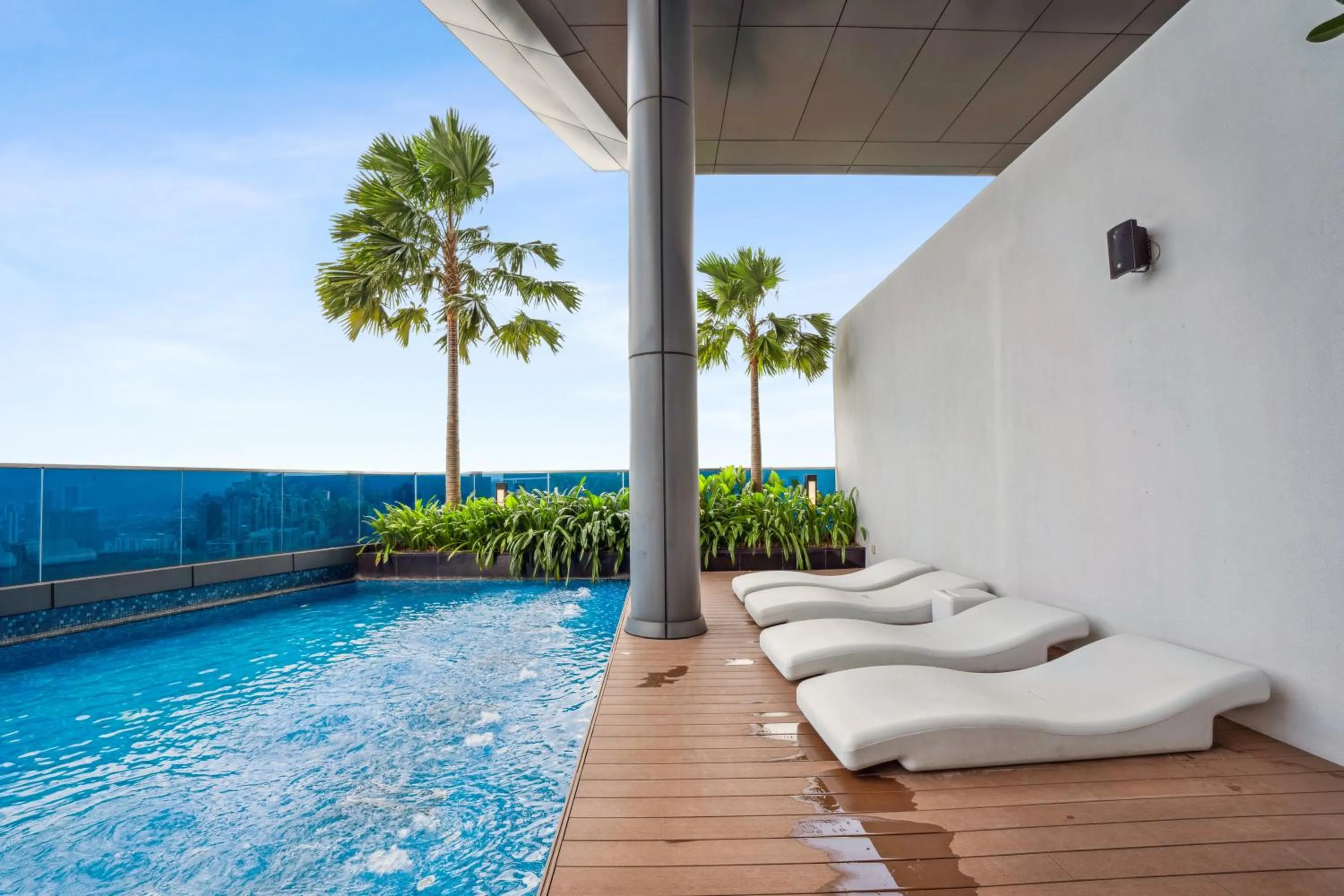 Swimming pool in Eaton Residences by Sutera at KLCC