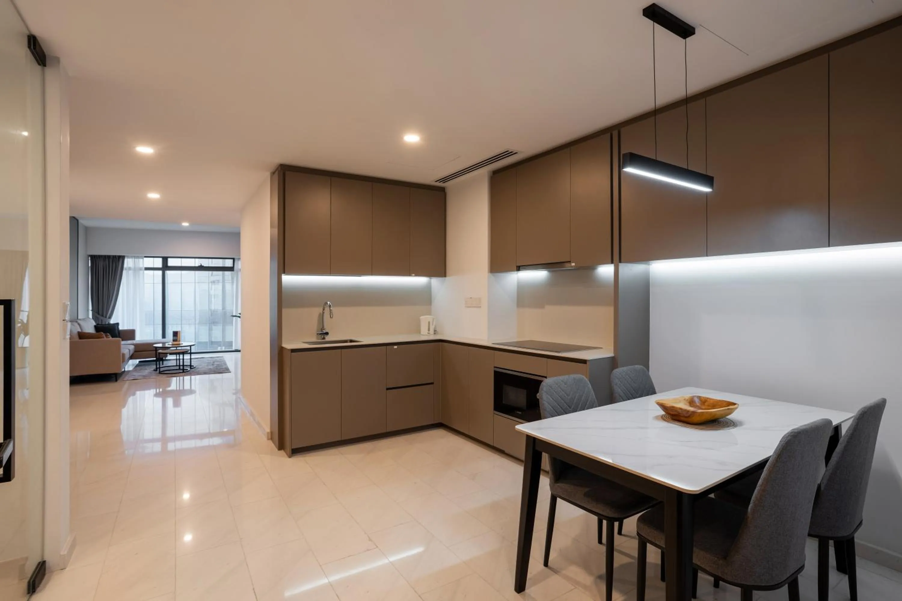Kitchen or kitchenette in Eaton Residences by Sutera at KLCC
