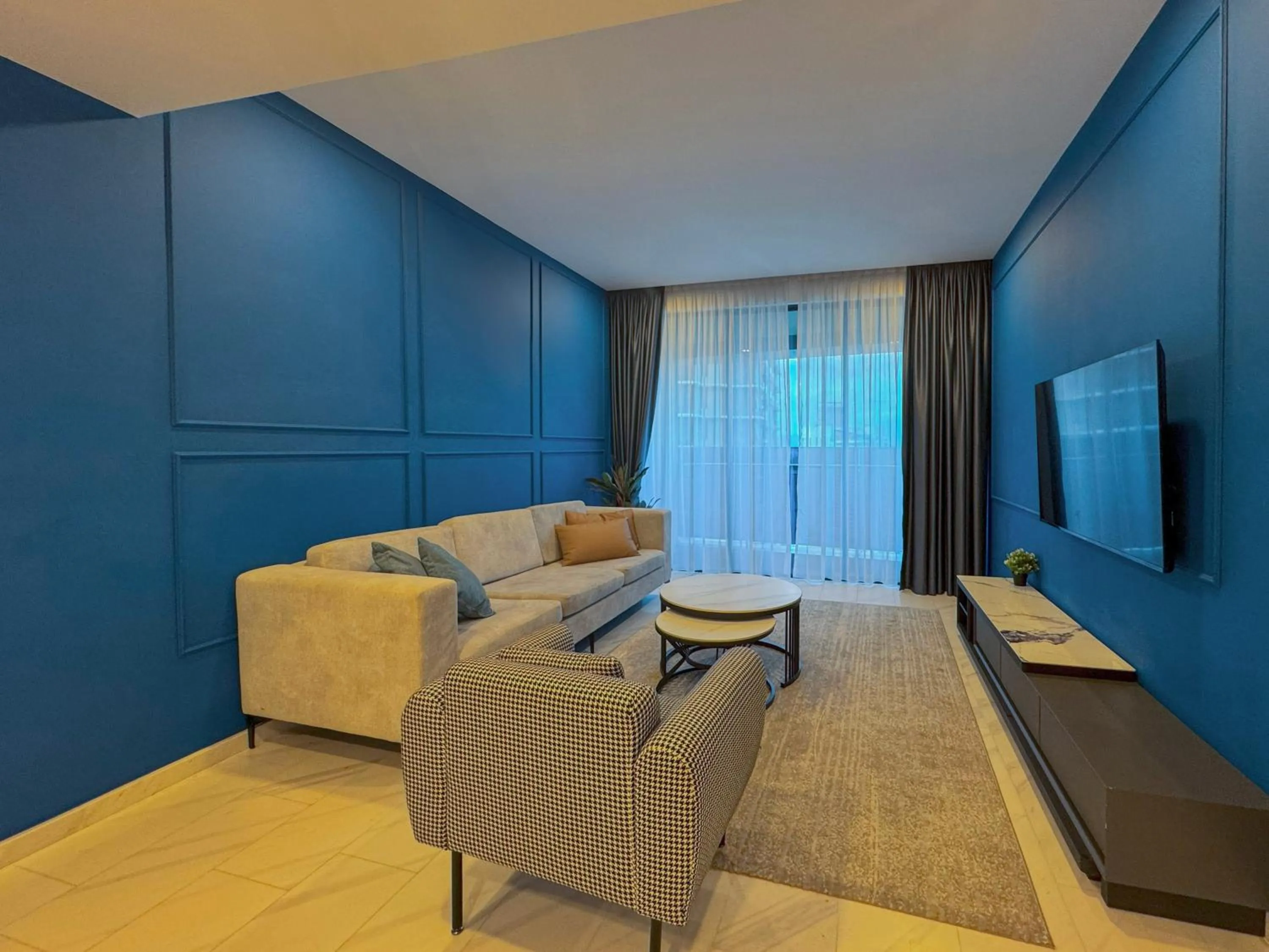 Living room in Eaton Residences by Sutera at KLCC