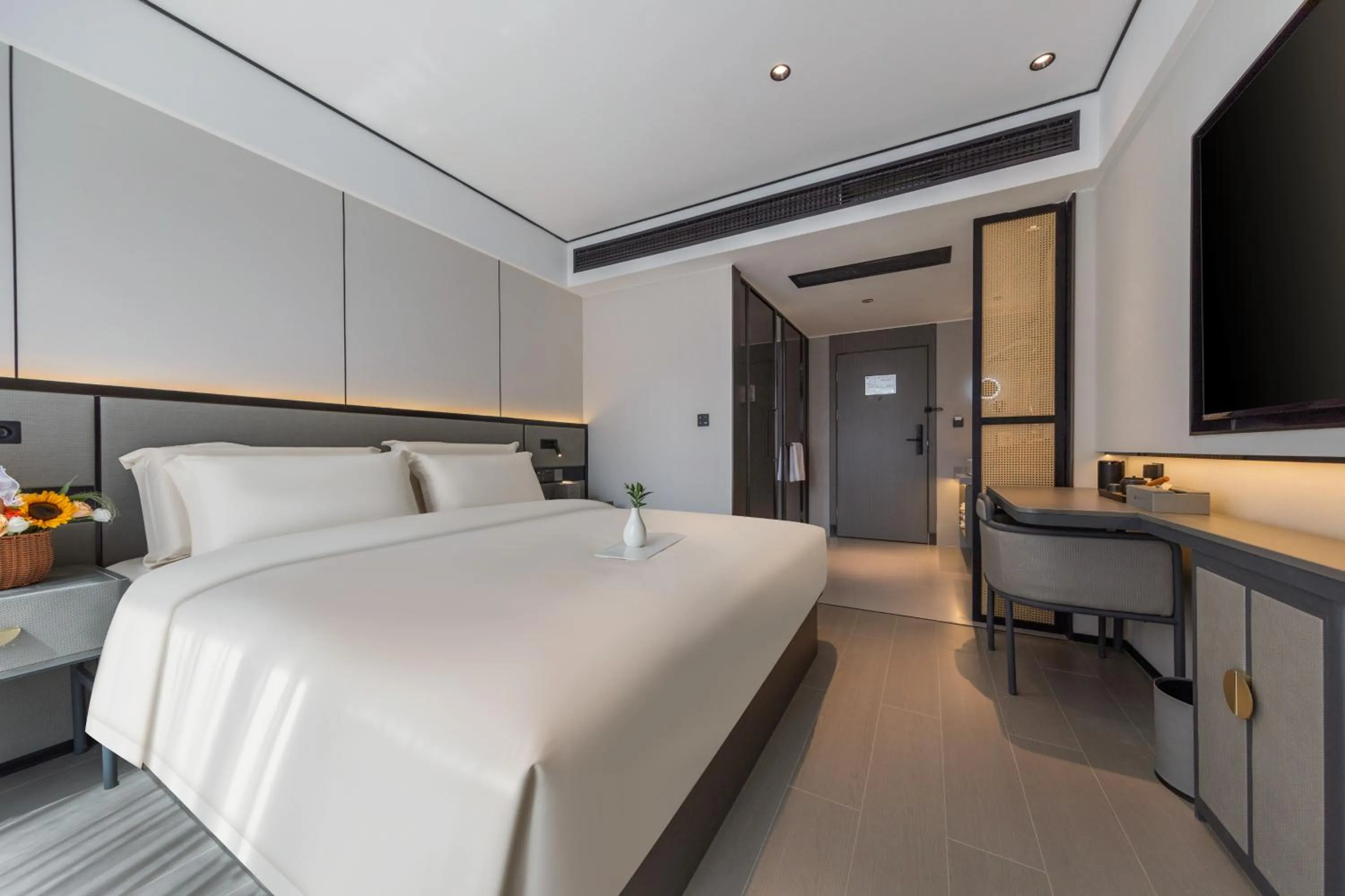 Bed in Gongxili - Xige Hotel Free Welcome Tea and Dessert