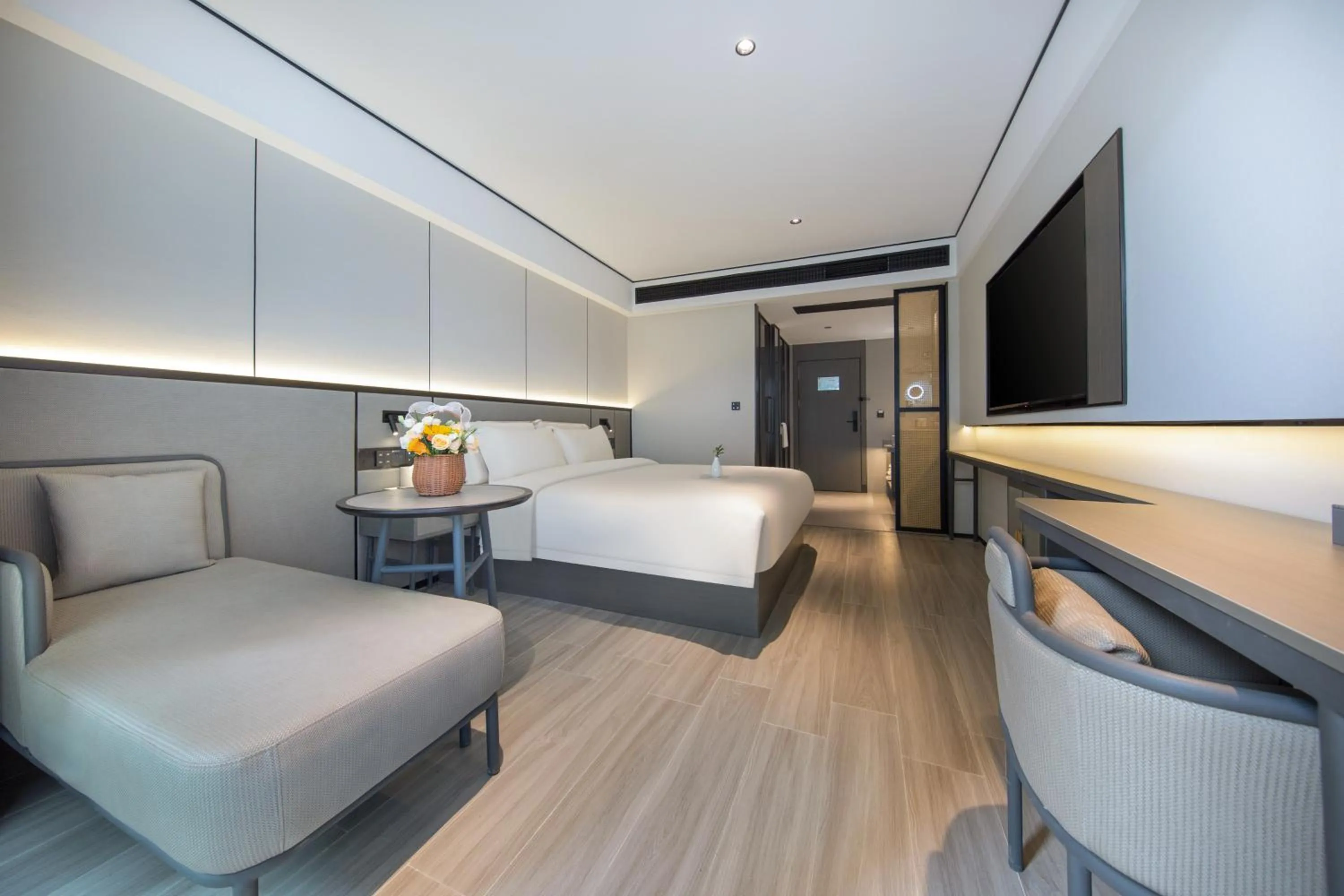 Bed in Gongxili - Xige Hotel Free Welcome Tea and Dessert