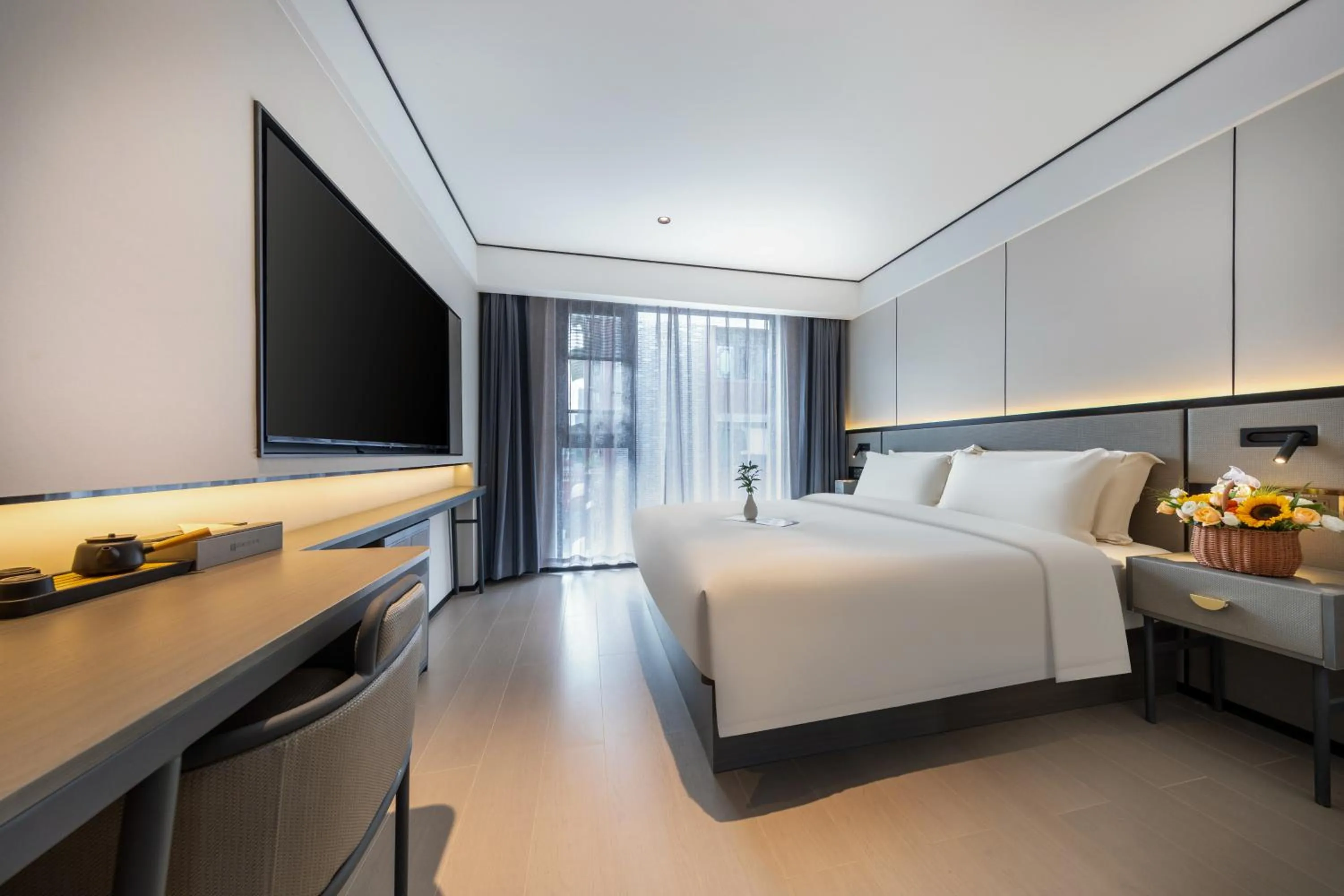 Bed in Gongxili - Xige Hotel Free Welcome Tea and Dessert