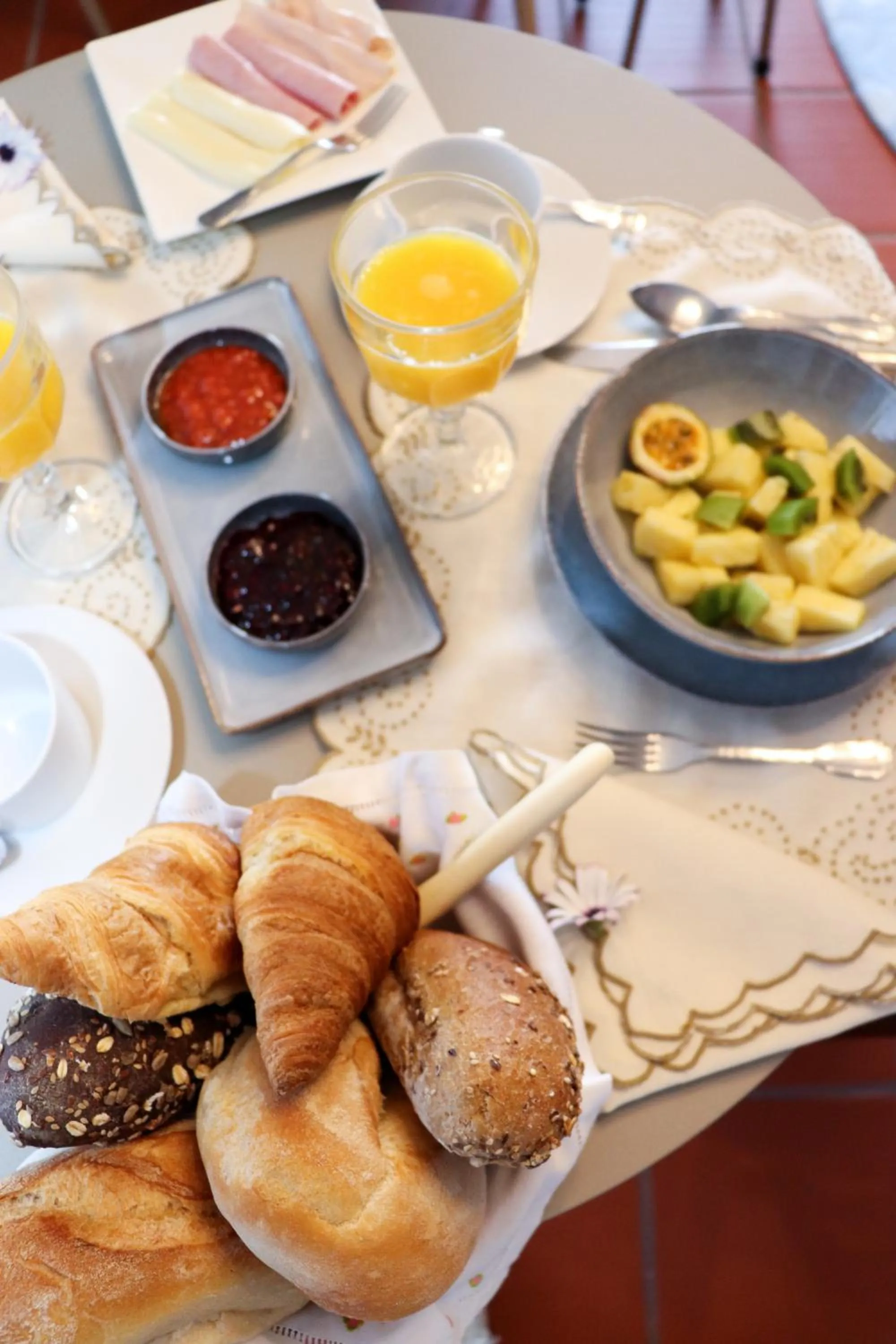Continental breakfast in Quinta São Gonçalo