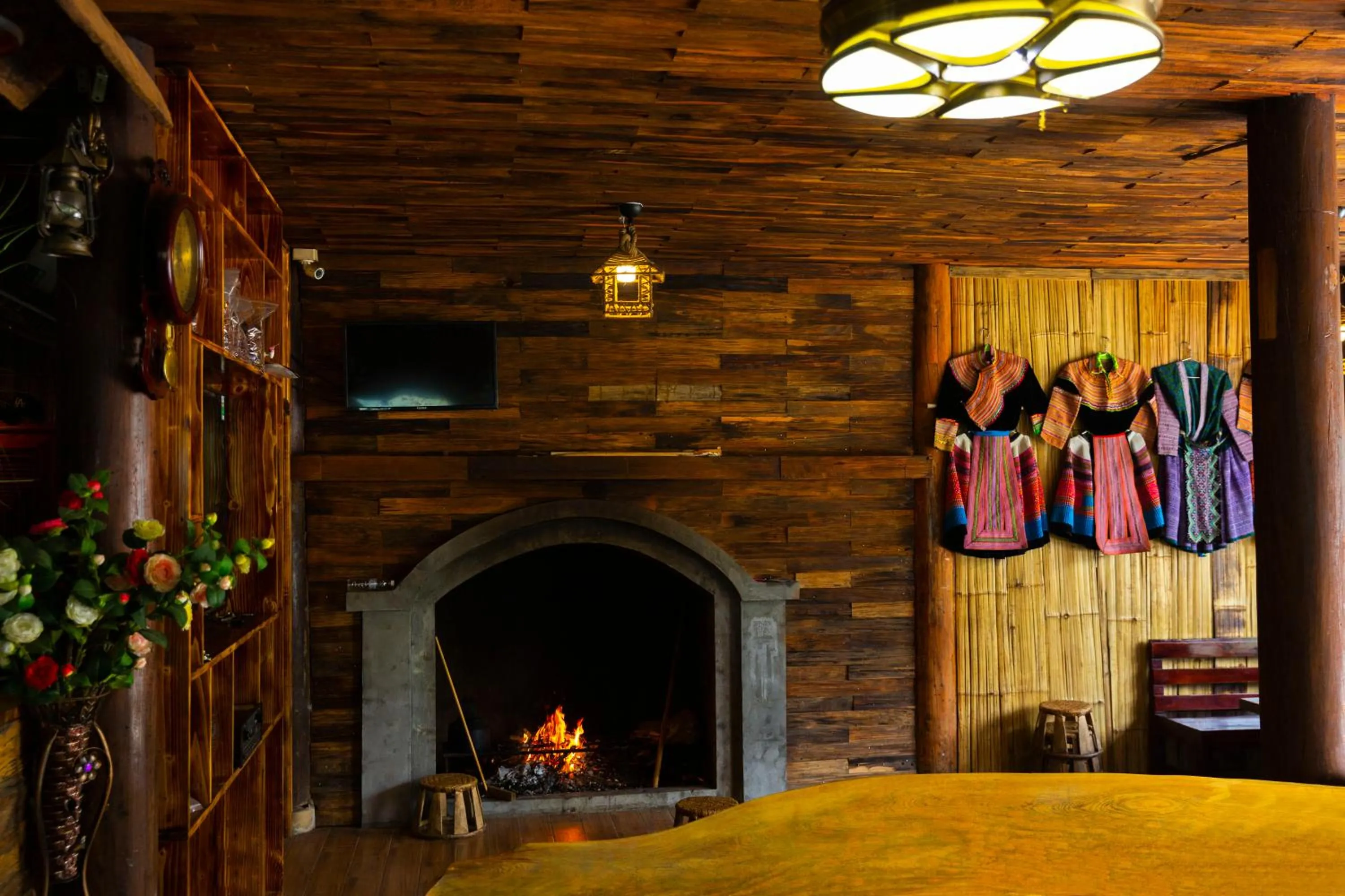 Living room in Muong Hoa River View Hotel