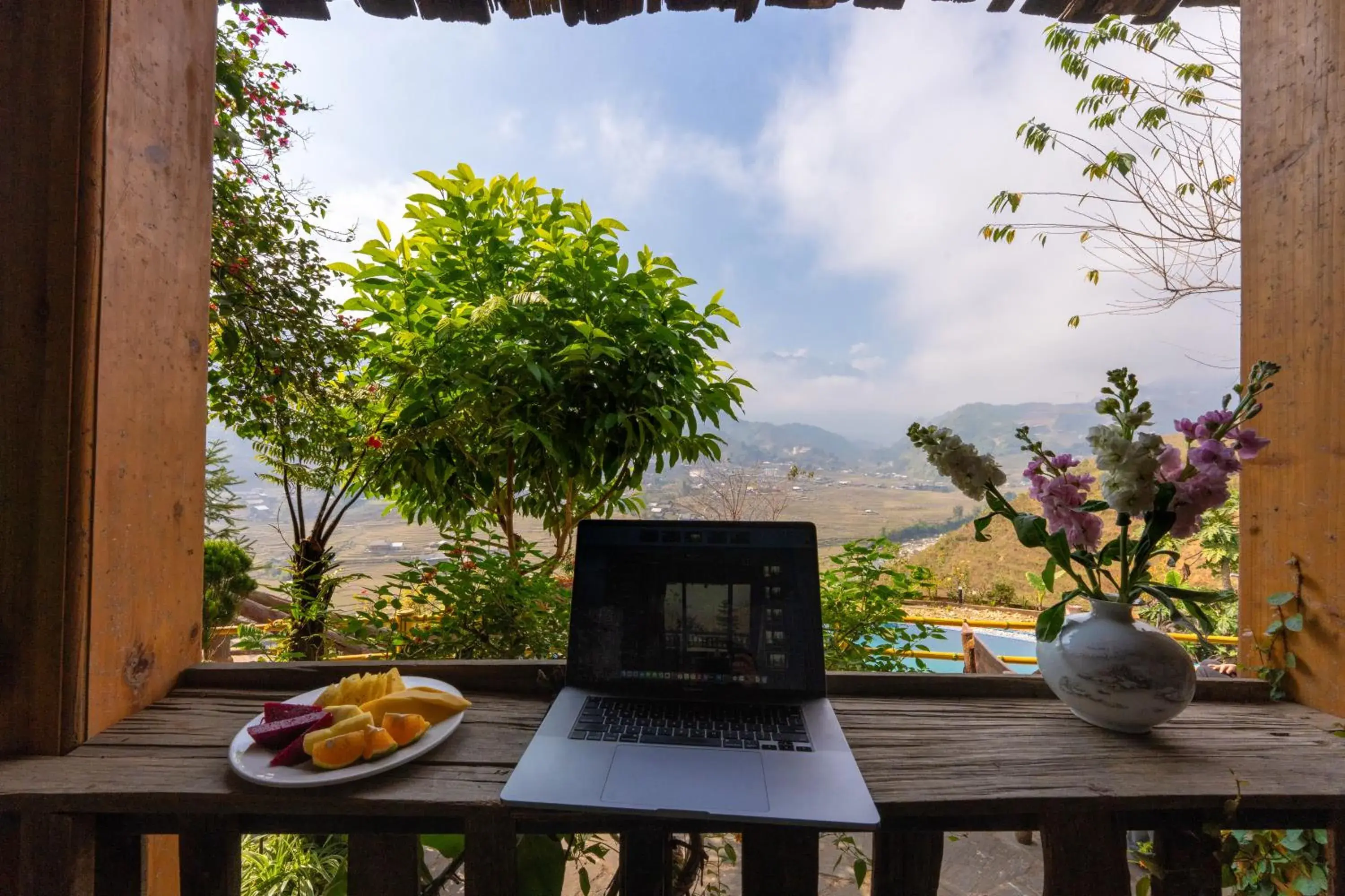 View (from property/room) in Muong Hoa River View Hotel View (from property/room) in Muong Hoa River View Hotel