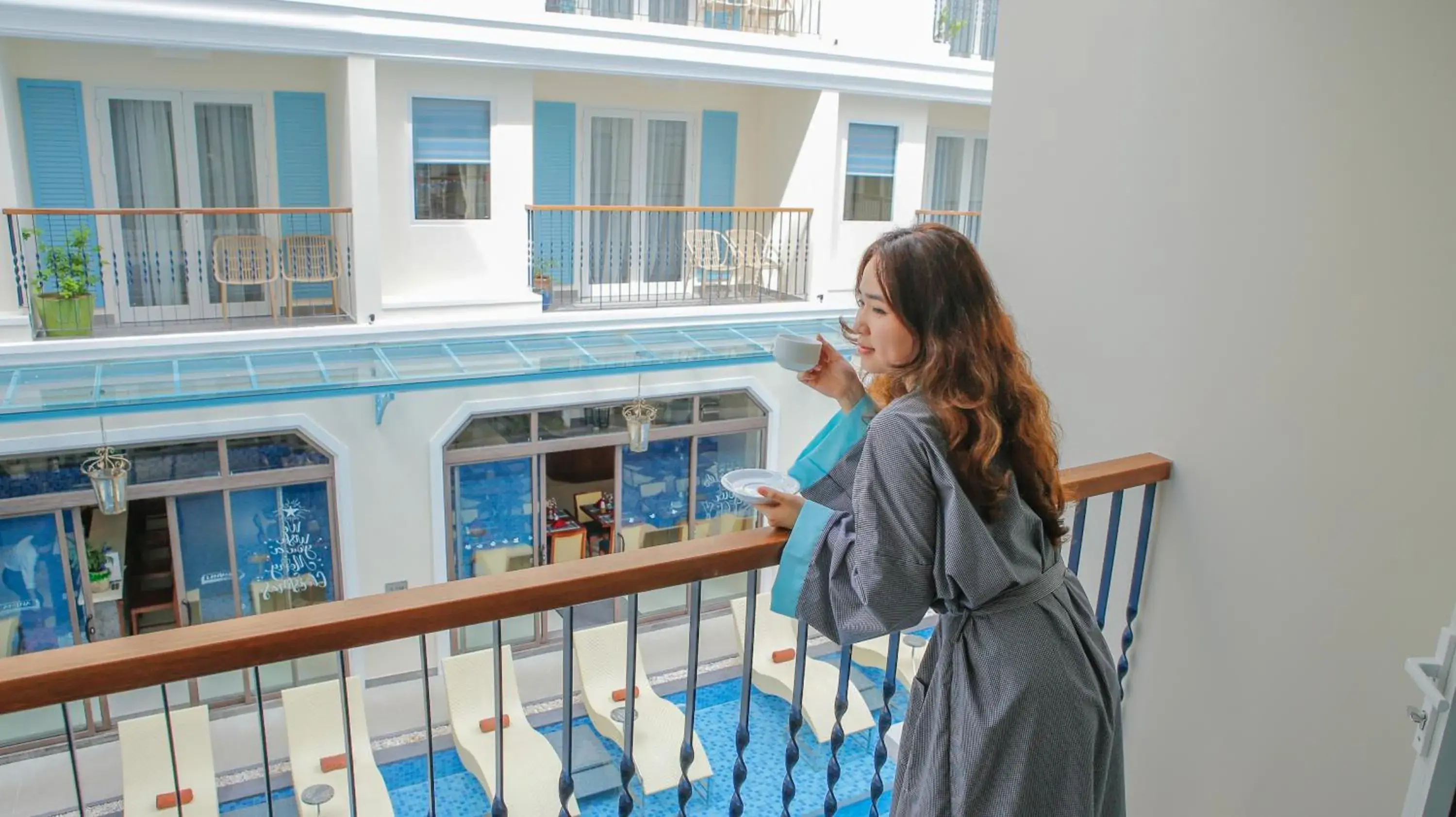 Pool view in Amina Lantana Hoi An Hotel & Spa Pool view in Amina Lantana Hoi An Hotel & Spa