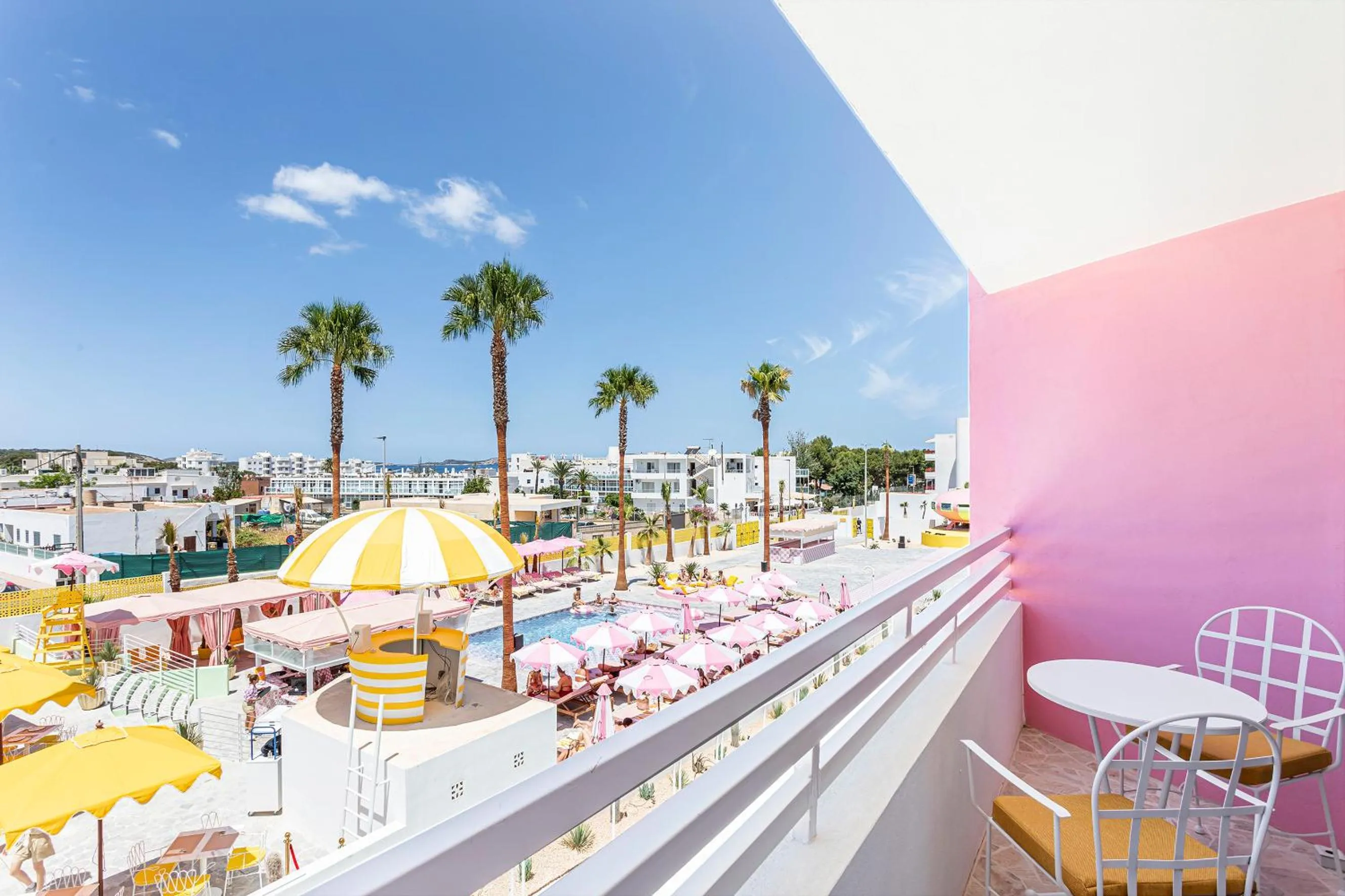 Pool view in Los Felices Ibiza