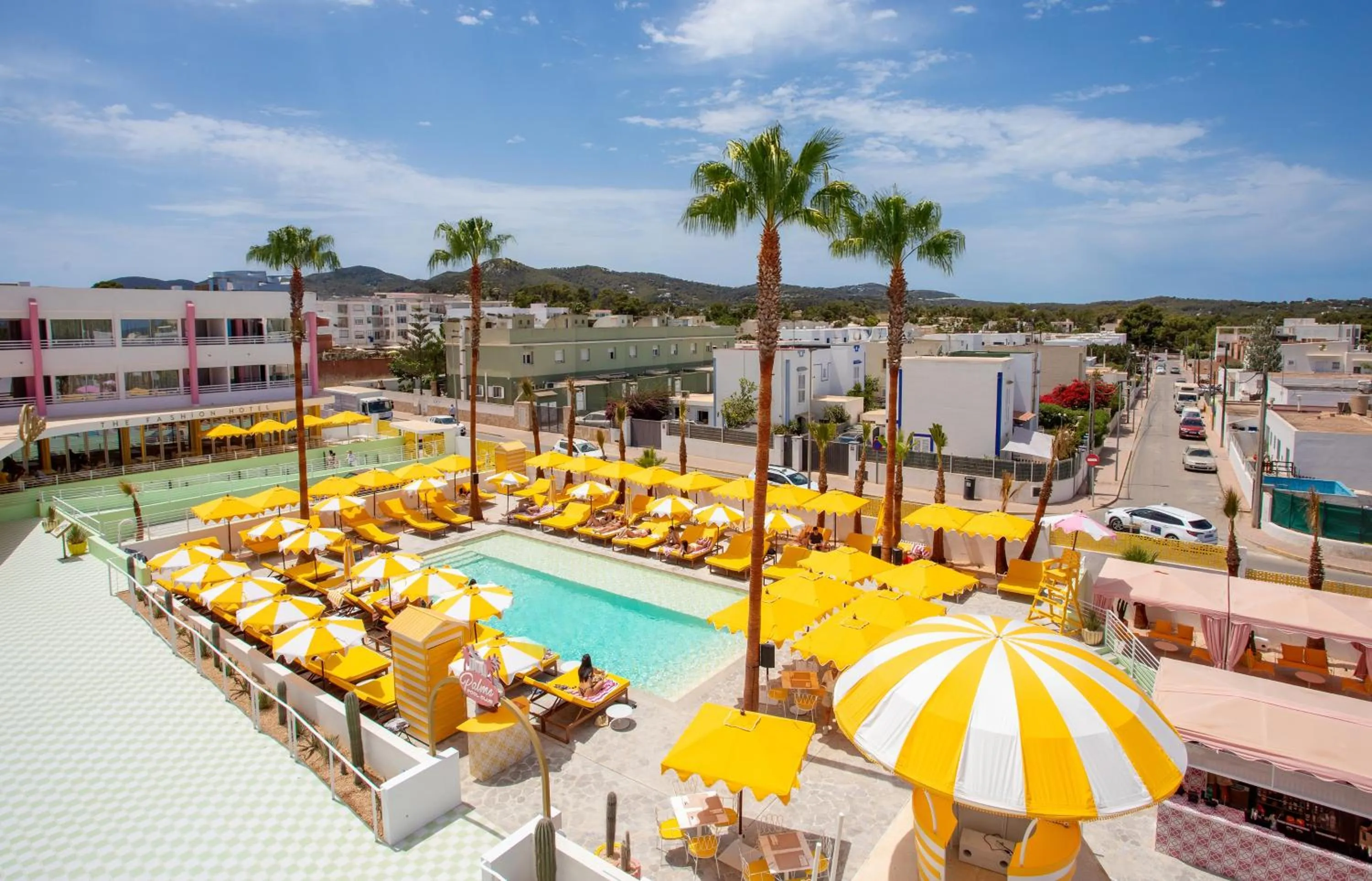 Pool view in Los Felices Ibiza