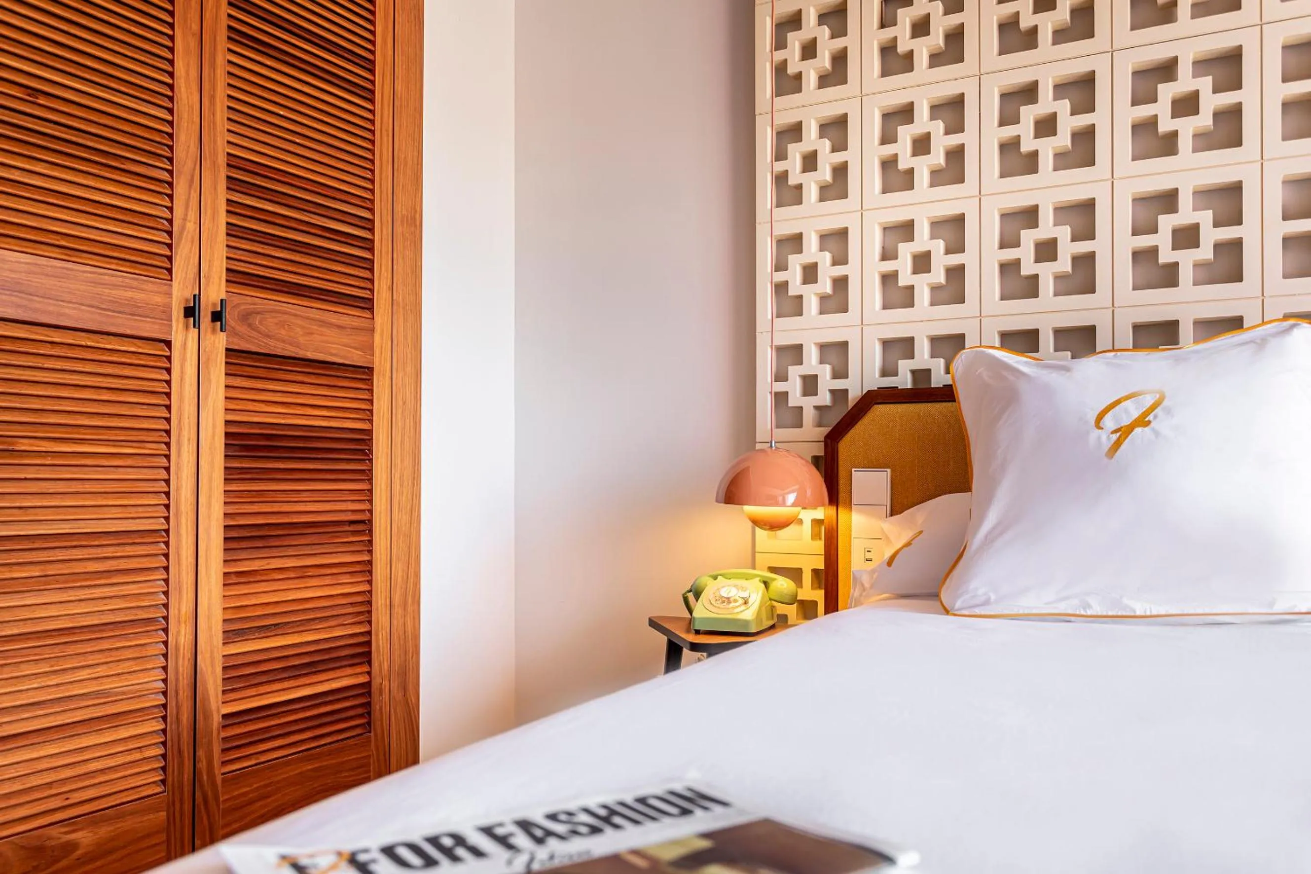 Decorative detail, Bed in Los Felices Ibiza