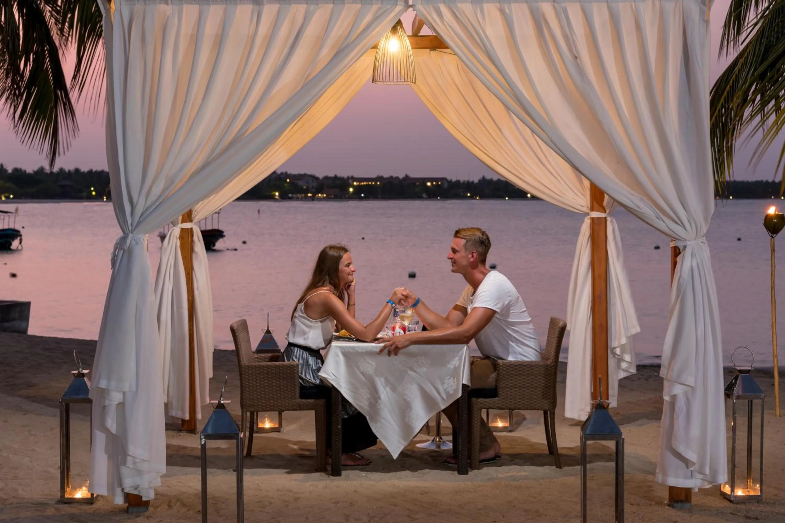 People in Amaya Beach Passikudah