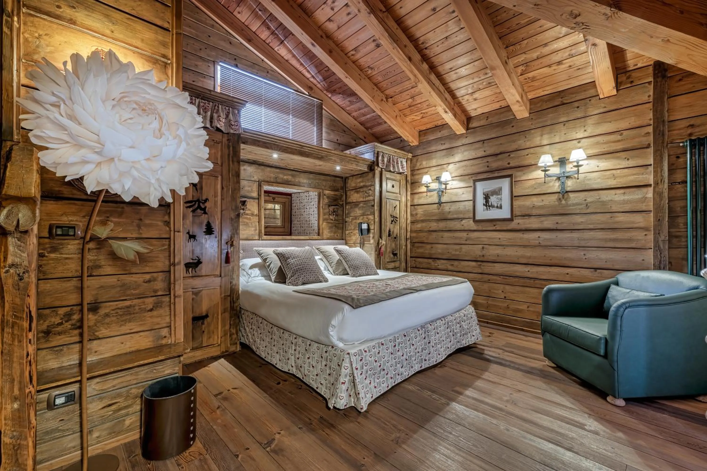 Bed in Chalet BRAGARD-Boutique Chalet & SPA
