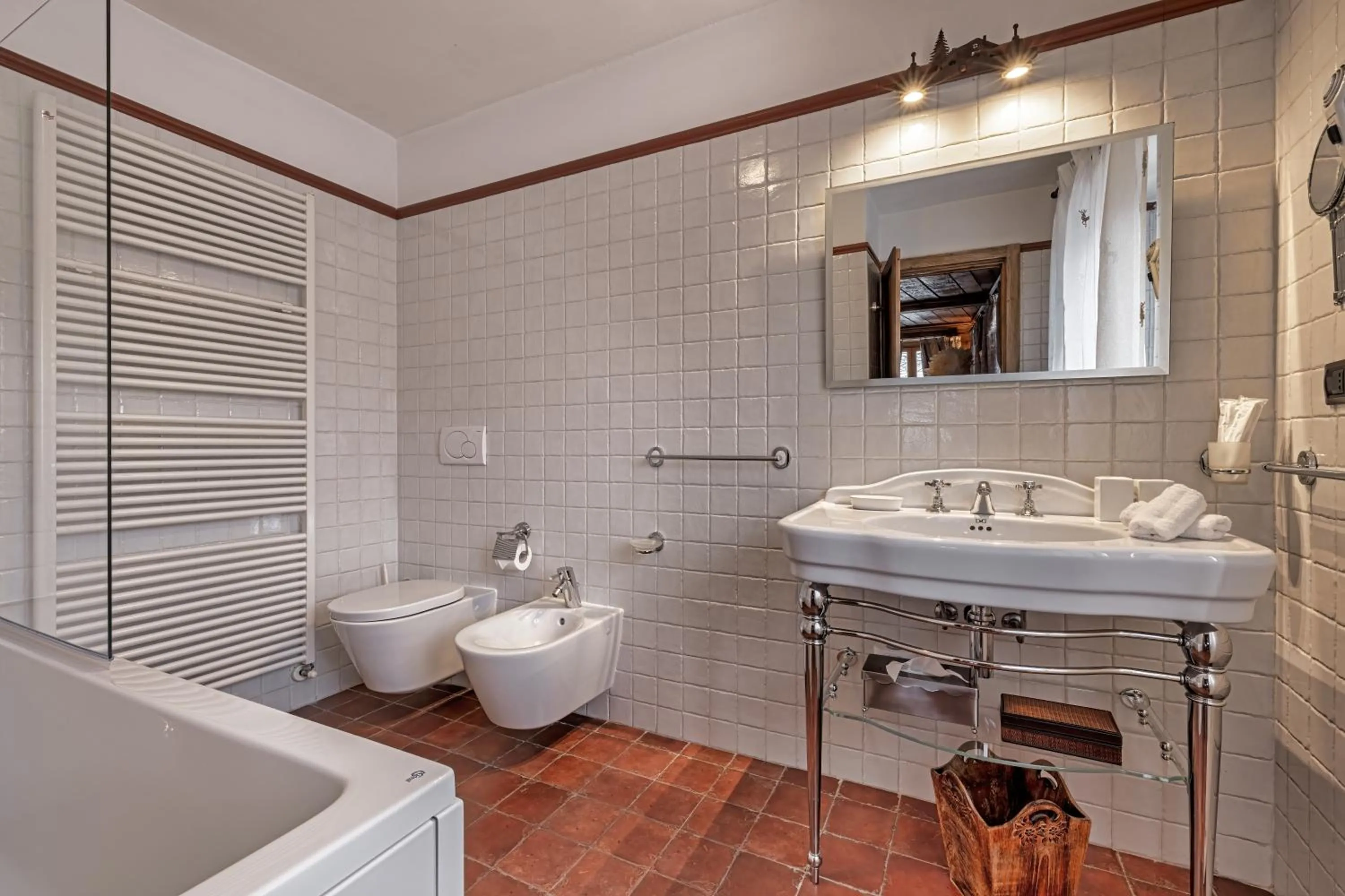 Bathroom in Chalet BRAGARD-Boutique Chalet & SPA