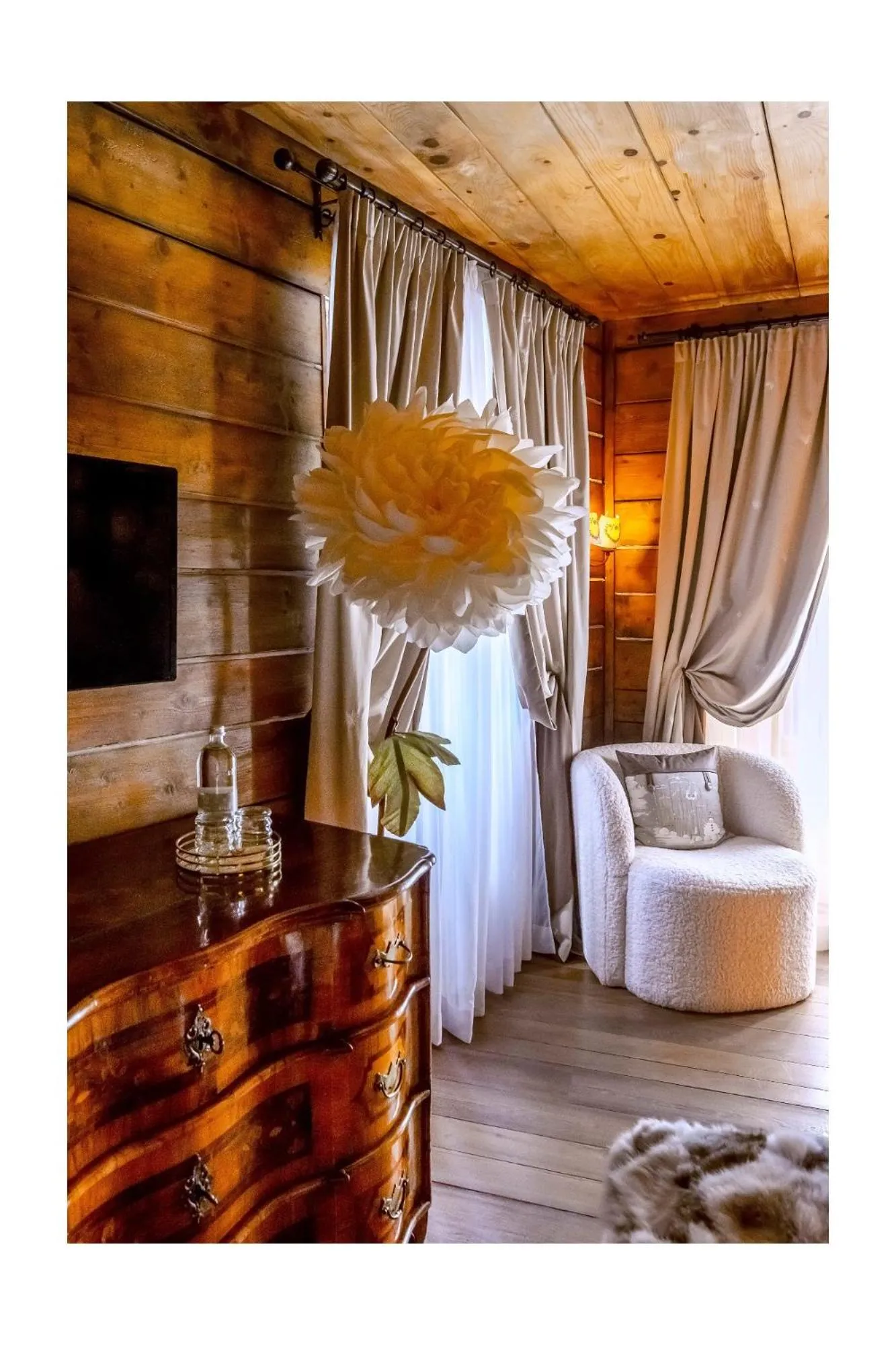 Decorative detail in Chalet BRAGARD-Boutique Chalet & SPA