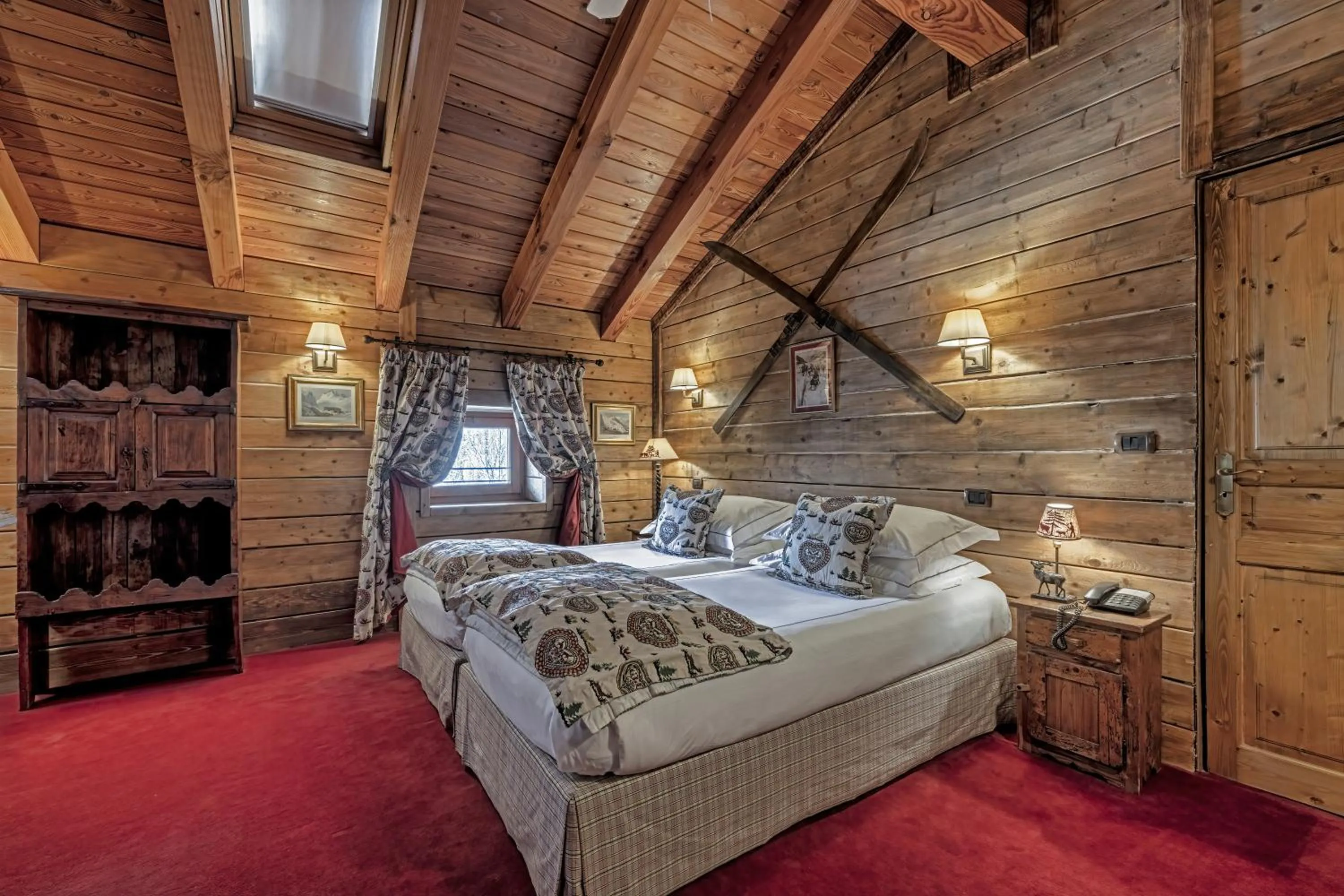 Bed in Chalet BRAGARD-Boutique Chalet & SPA