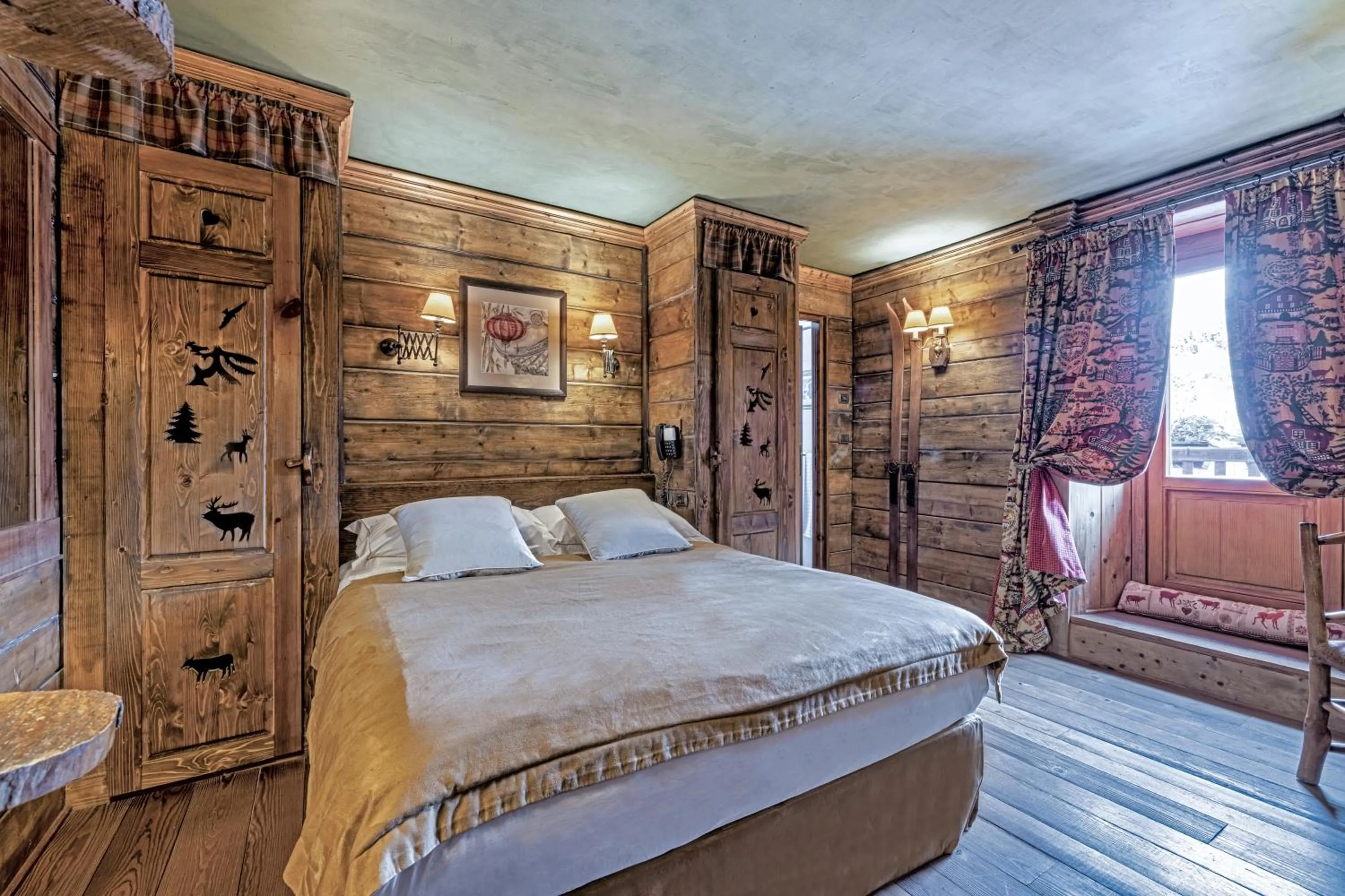 Bed in Chalet BRAGARD-Boutique Chalet & SPA