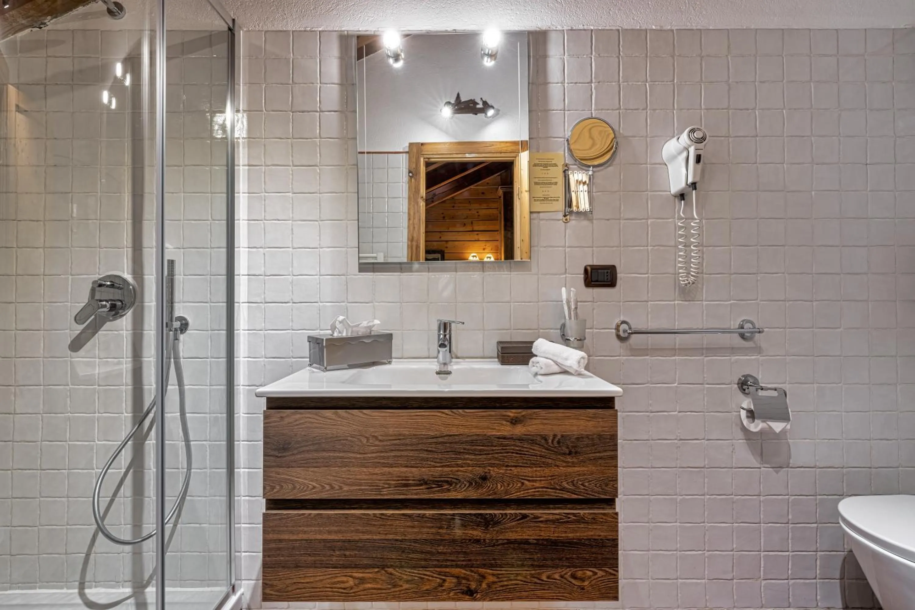 Shower in Chalet BRAGARD-Boutique Chalet & SPA