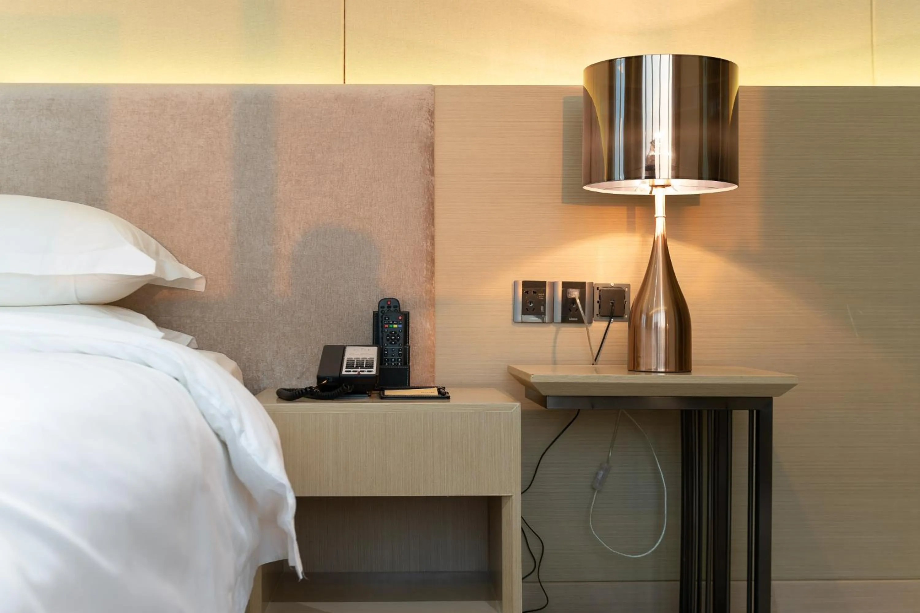 Bed in ELITE International Hotel Taikoo Hui Plaza Gangding Metro Station Branch