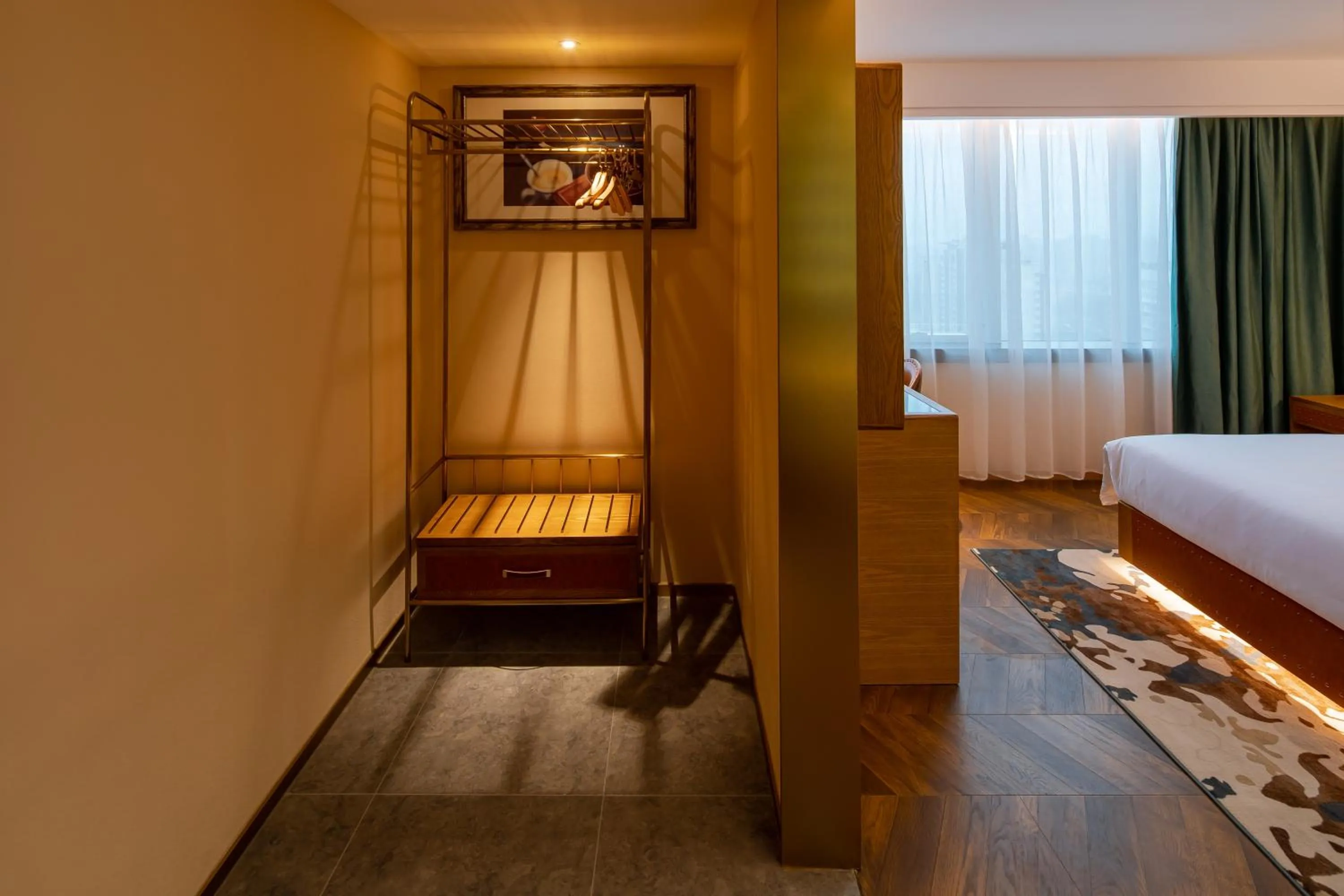 Bed in ELITE International Hotel Taikoo Hui Plaza Gangding Metro Station Branch