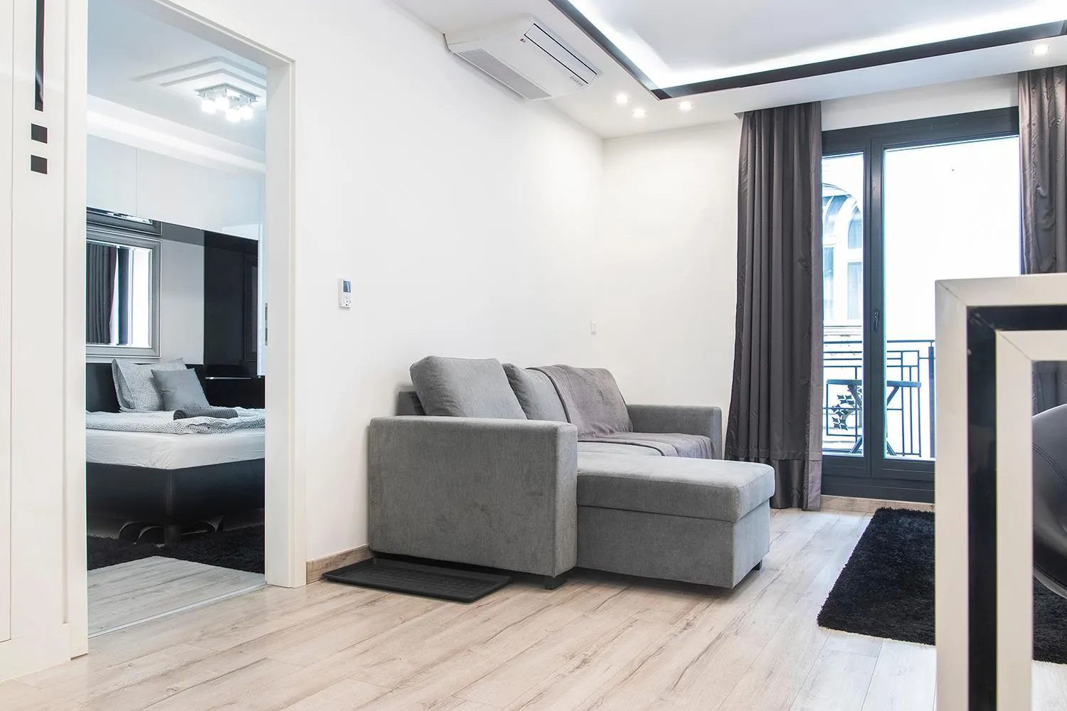 Bed in Chill 'N' Joy Boutique suites