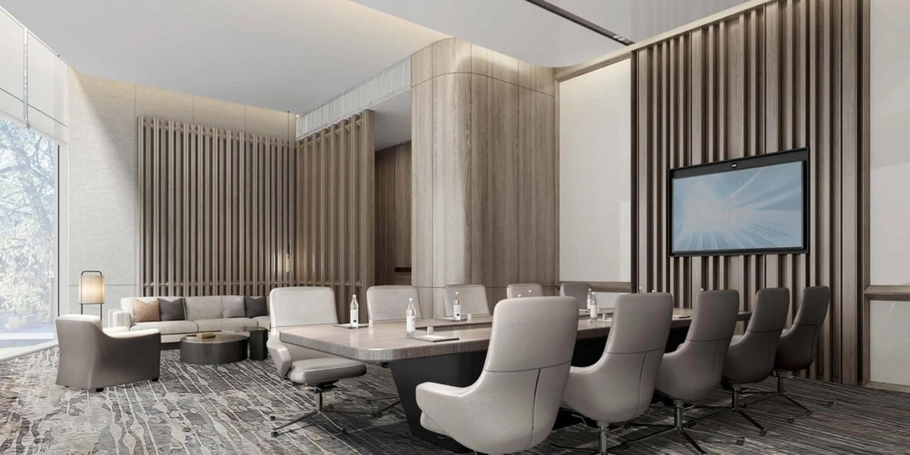 Meeting/conference room in Orange Tree International Hotel Zhujiang New Town Huacheng Sqaure Branch