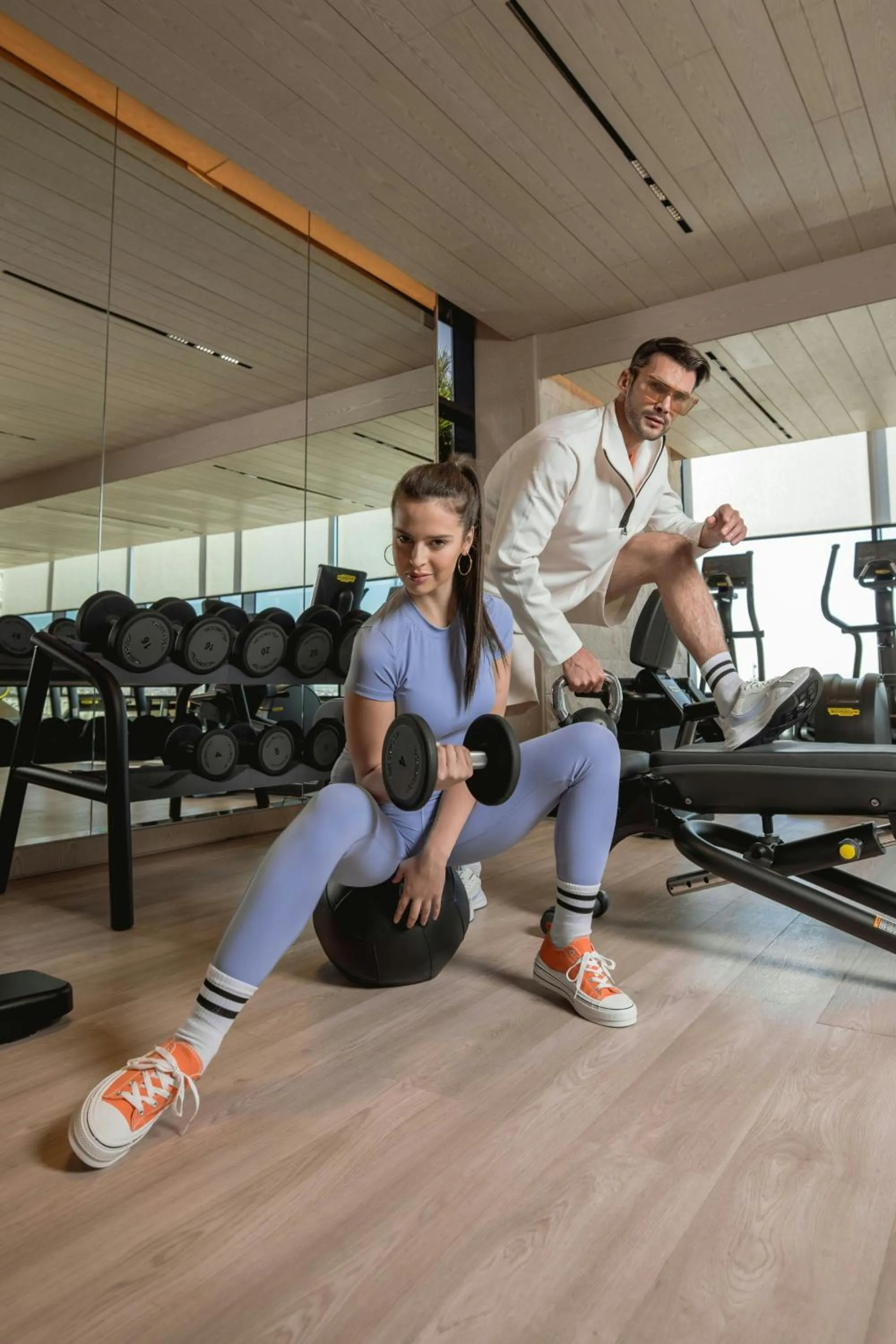 Fitness centre/facilities in The St. Regis Riyadh