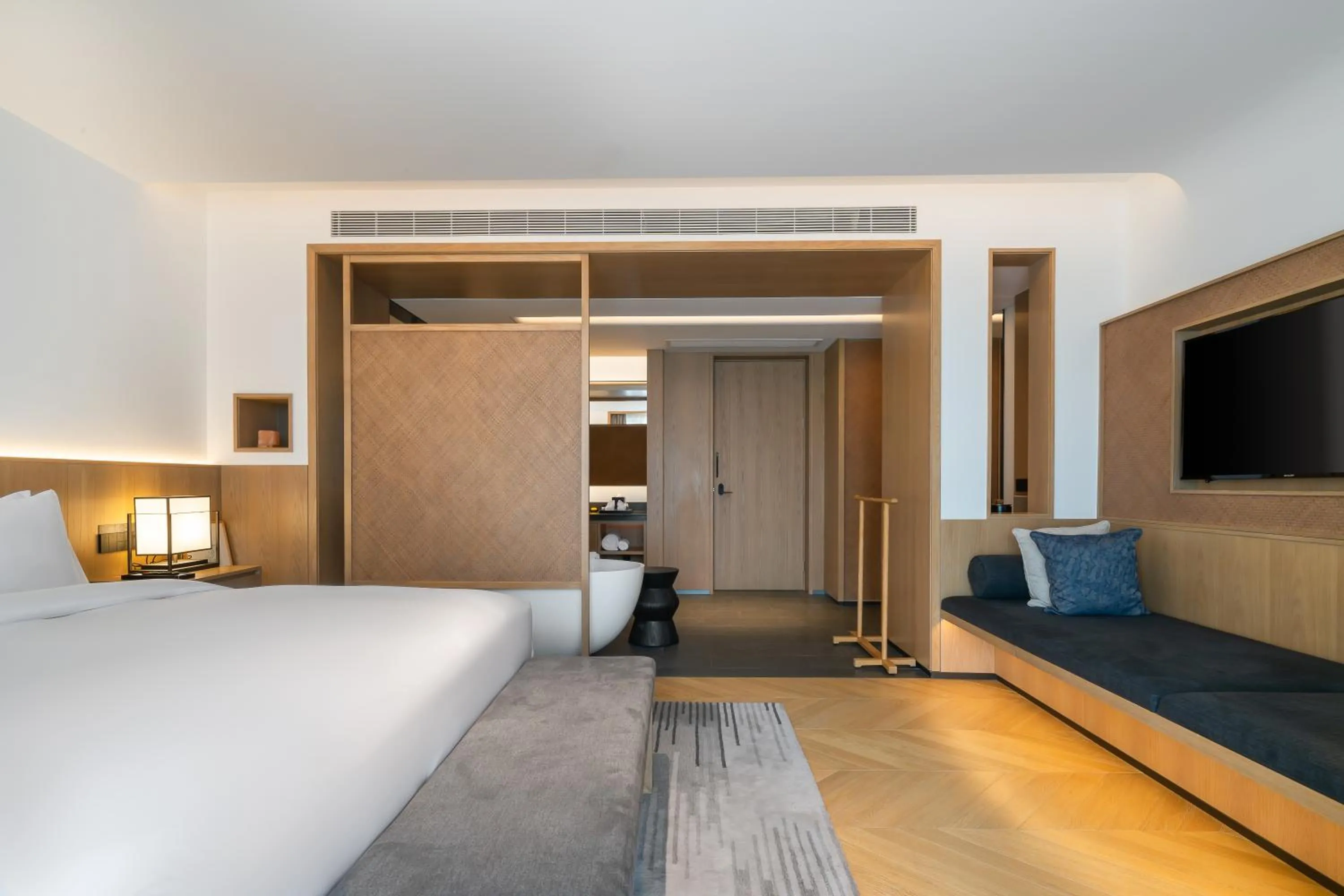 Bed in POKKEI Hotel Shaoxing