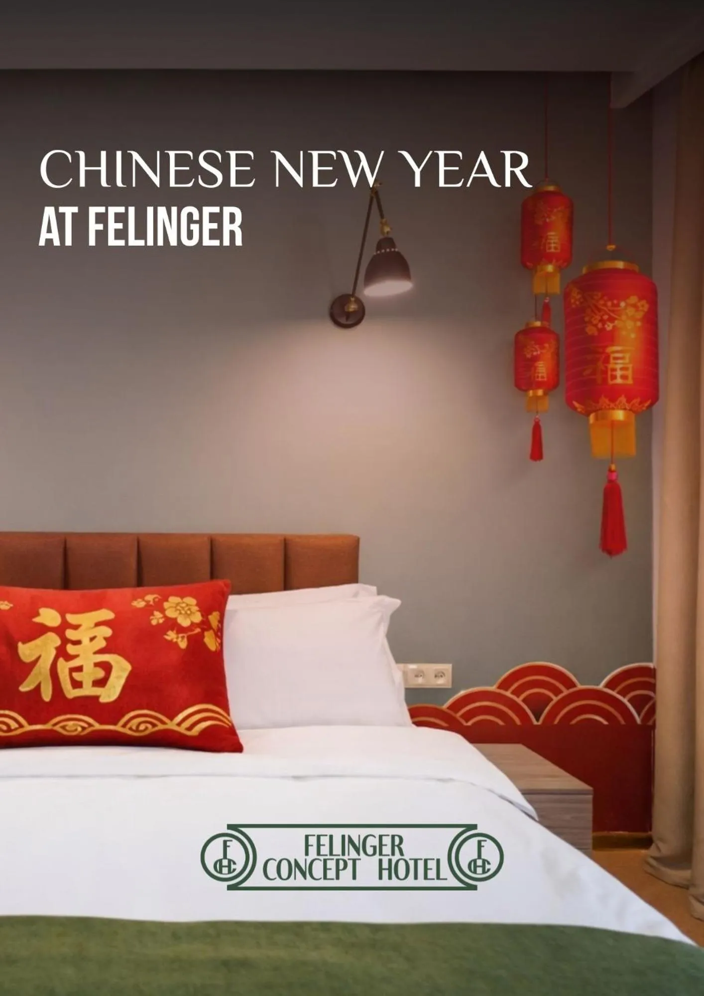 Bed in Felinger Concept Hotel