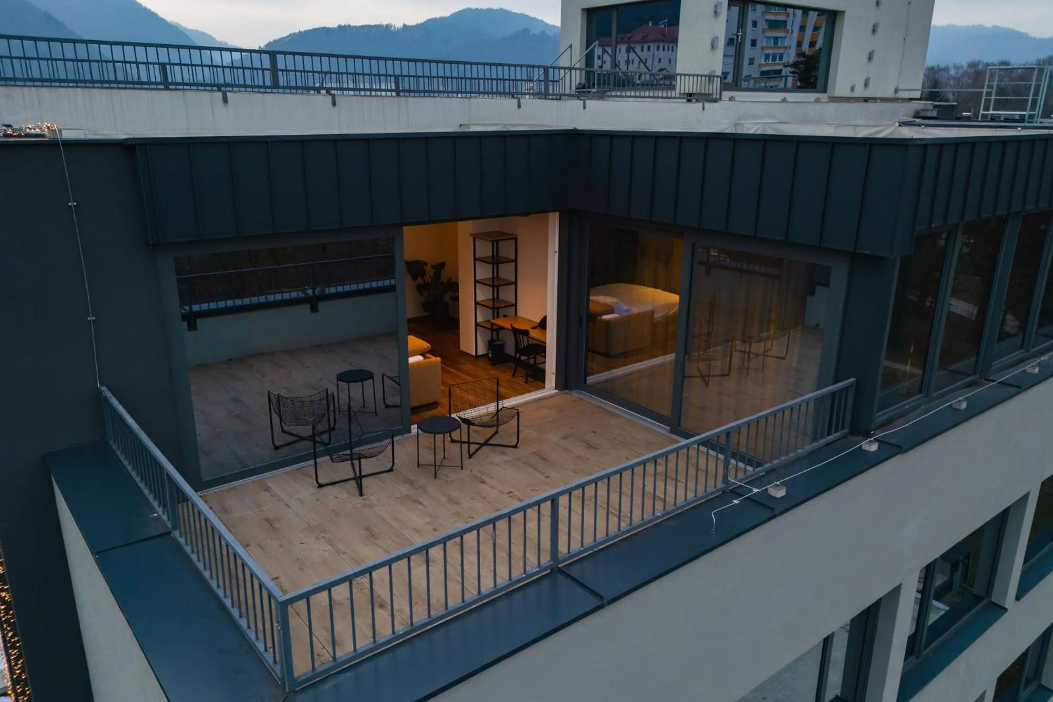 Bird's eye view in Hotel Lonca