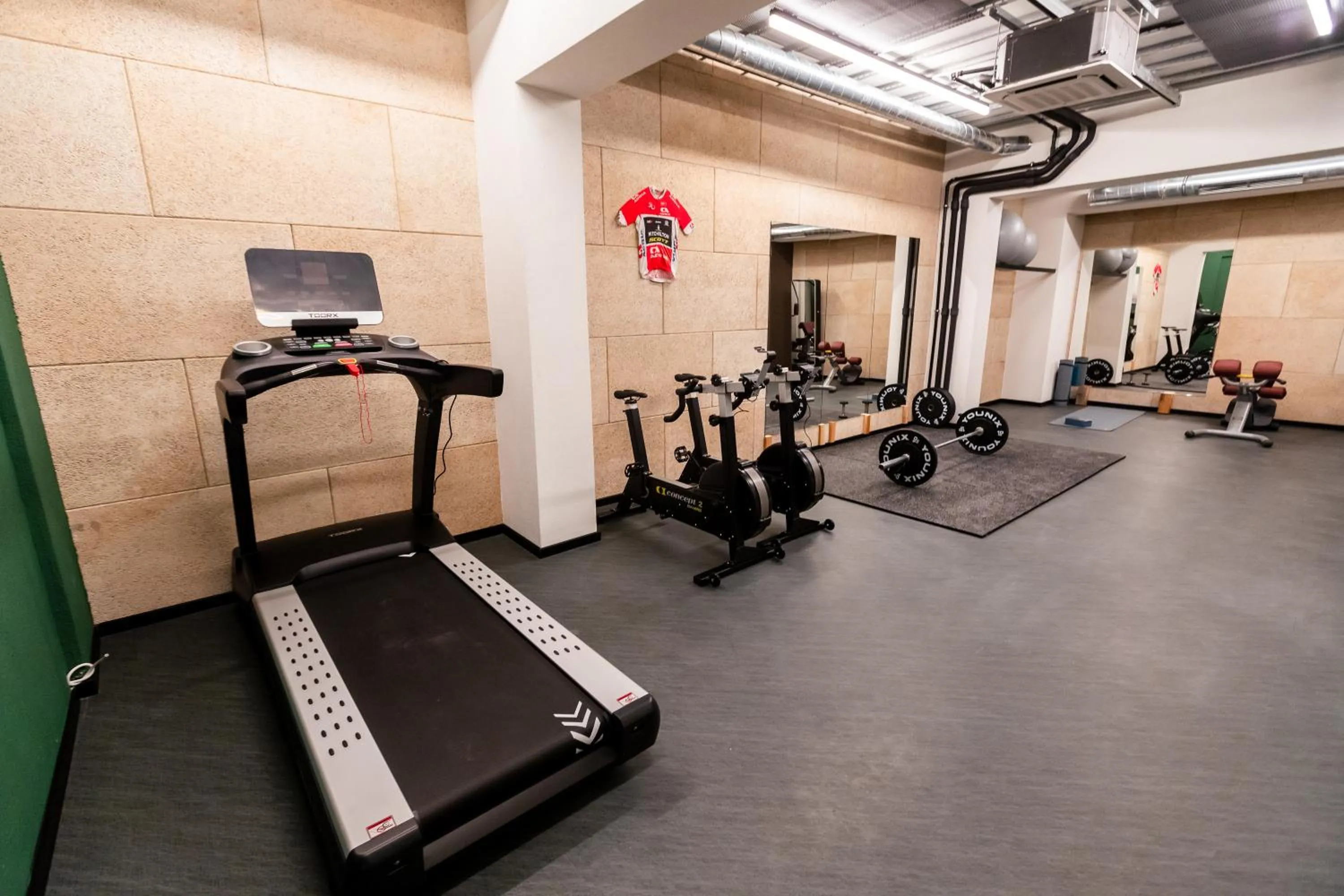 Fitness centre/facilities in Hotel Lonca
