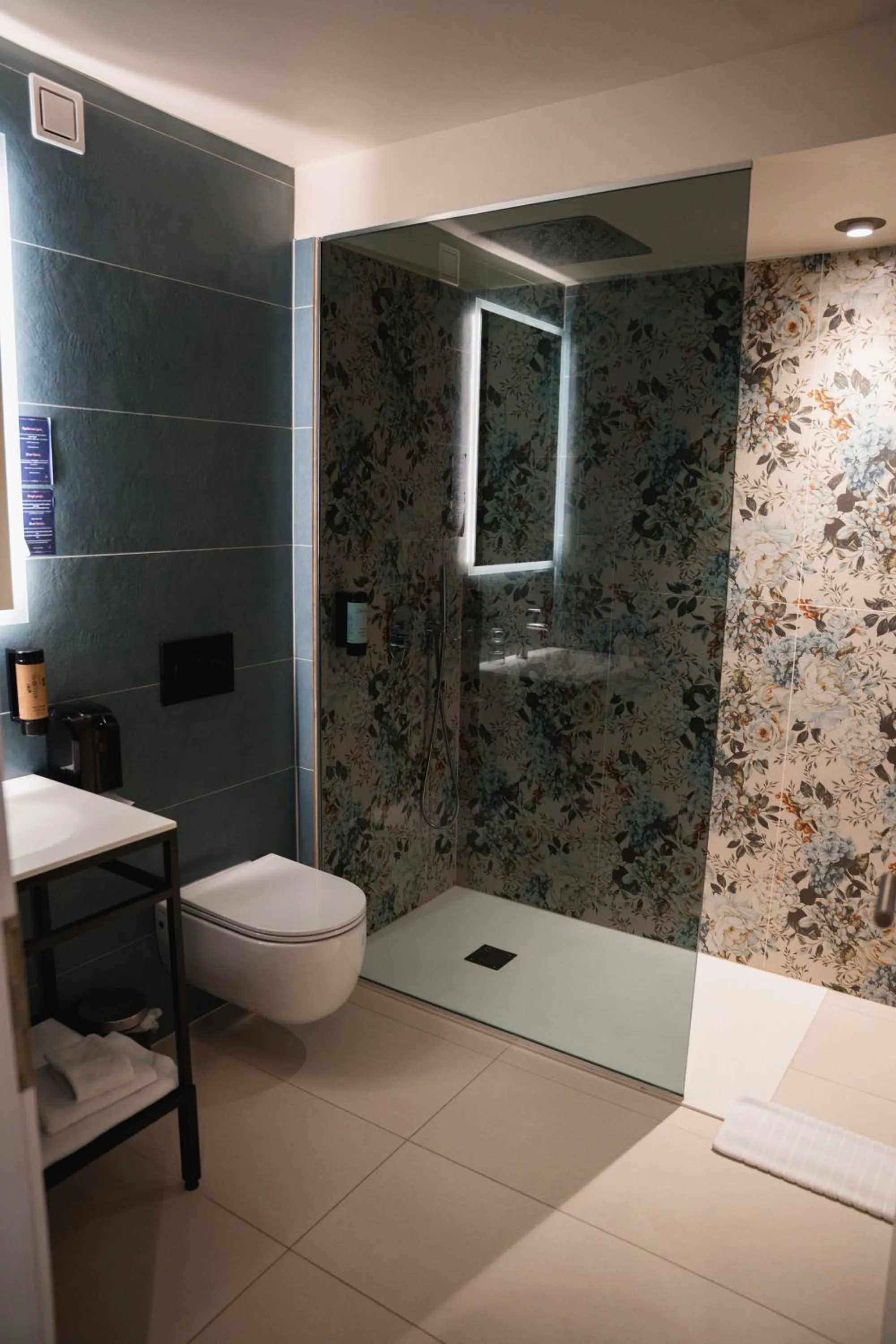 Shower in Hotel Lonca